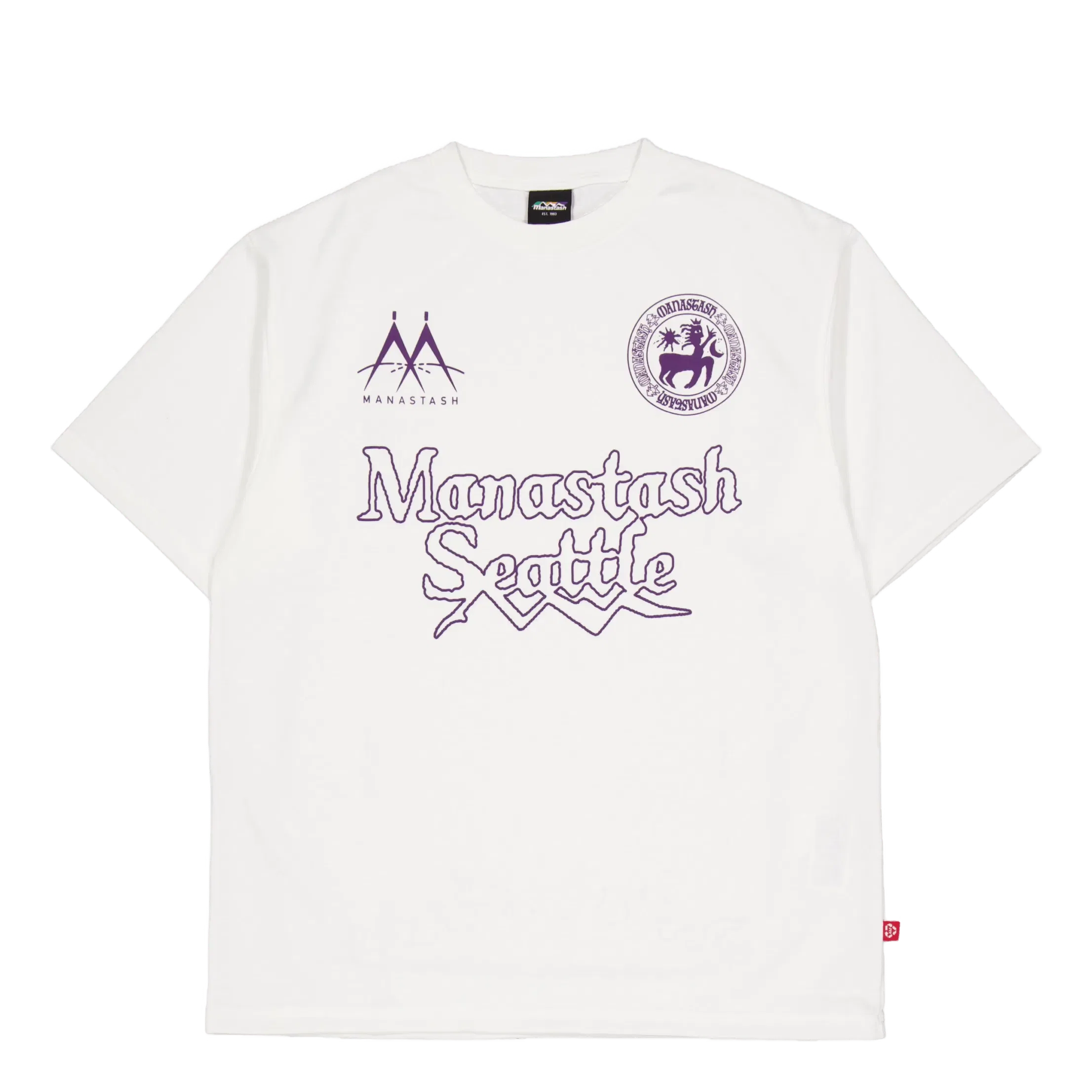 MANASTASH Re:poly Tee Uniform White