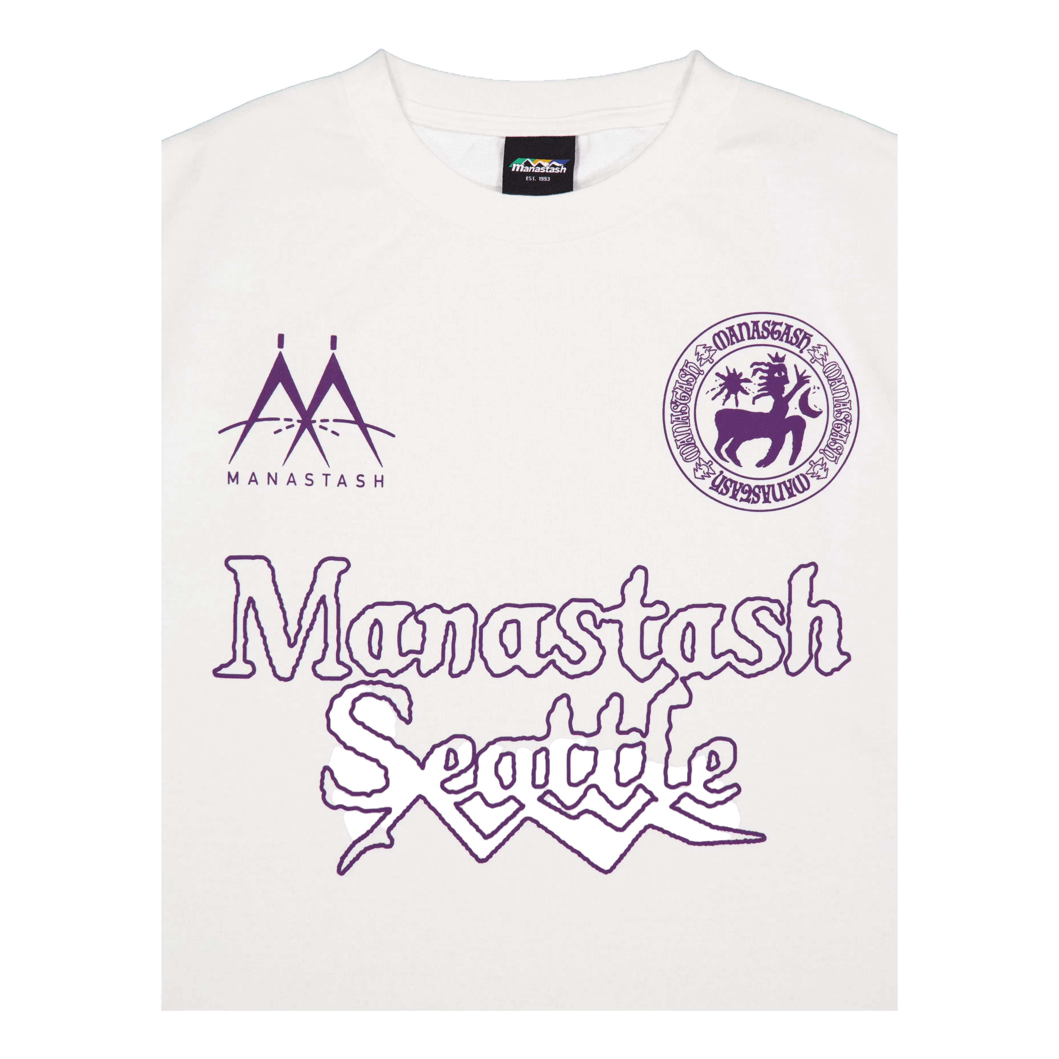 MANASTASH Re:poly Tee Uniform White