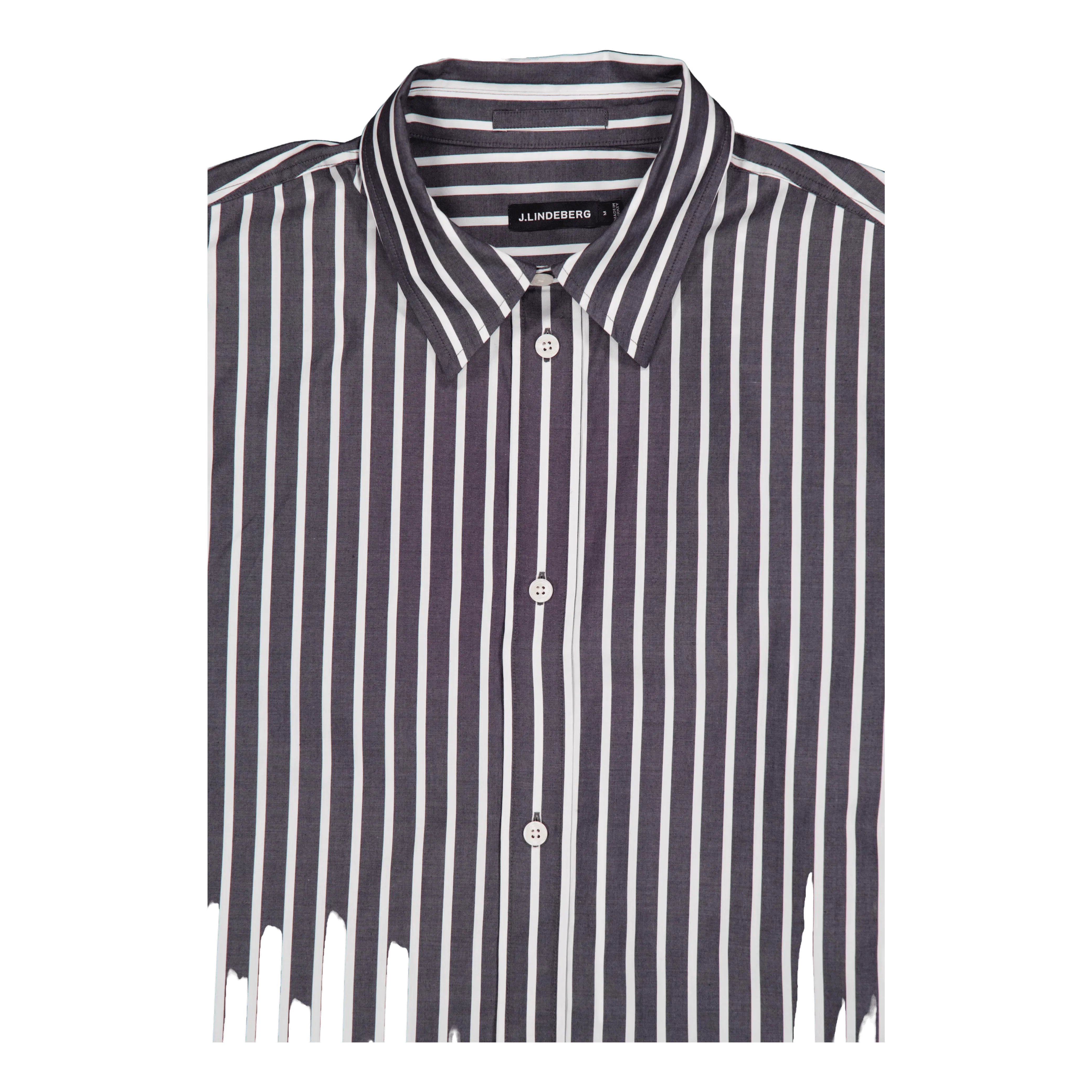 J.Lindeberg Howard Bold Yd Stripe Shirt Black