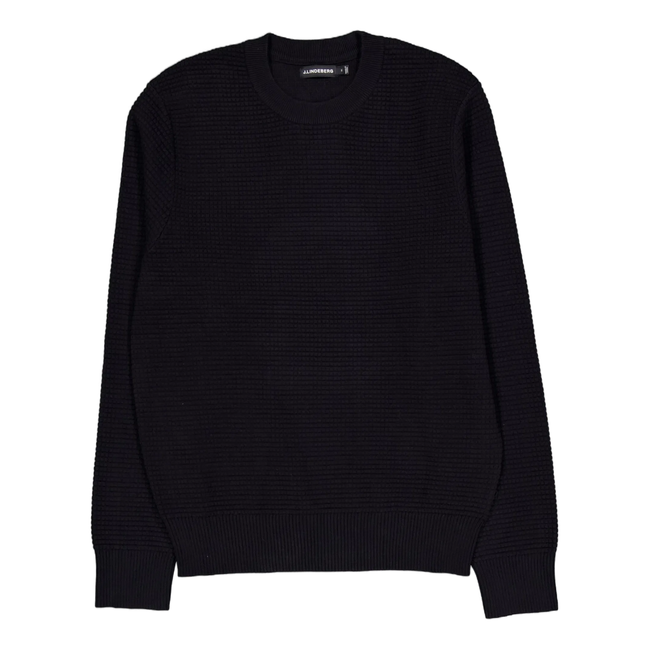 J.Lindeberg Oliver Structured Sweater Black