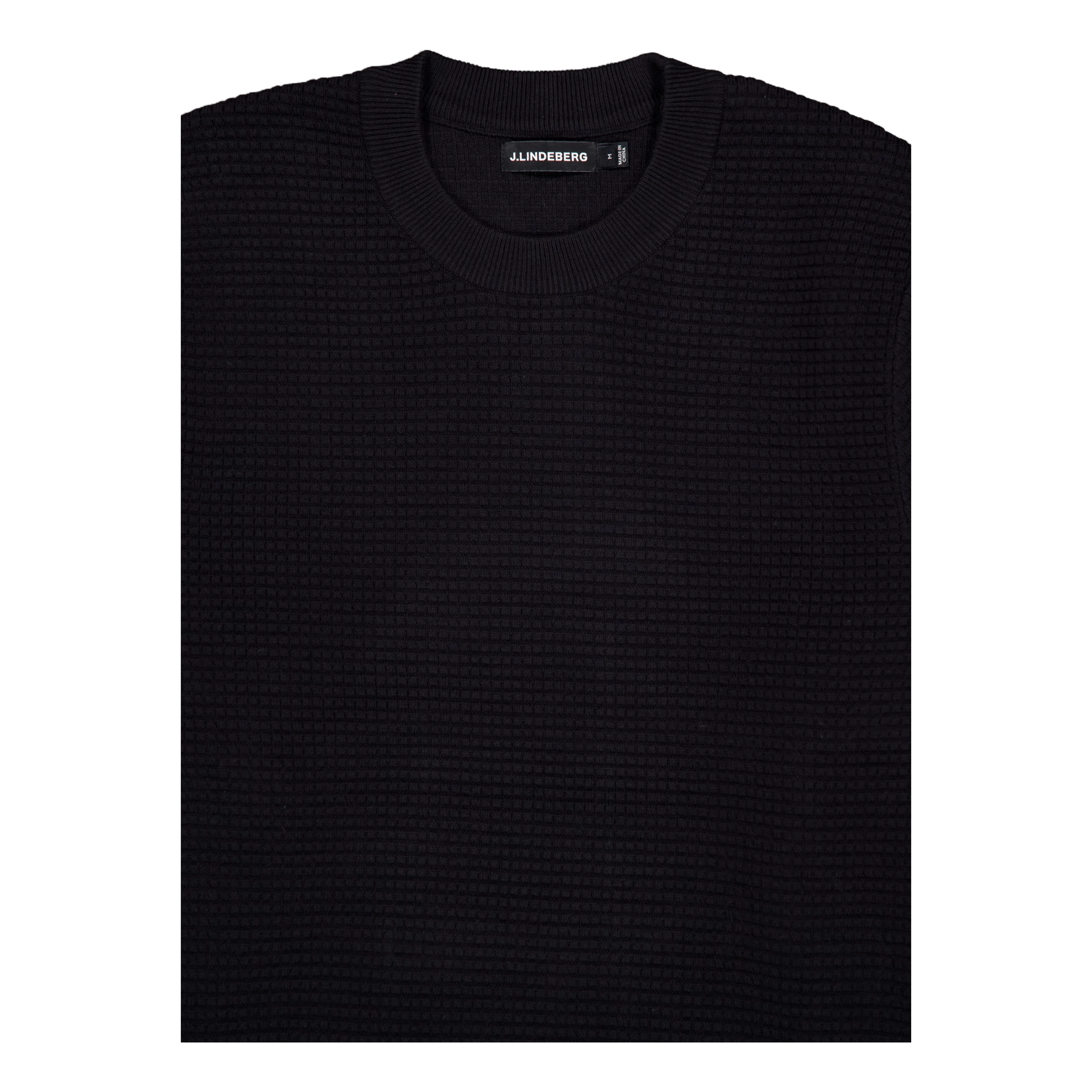 J.Lindeberg Oliver Structured Sweater Black