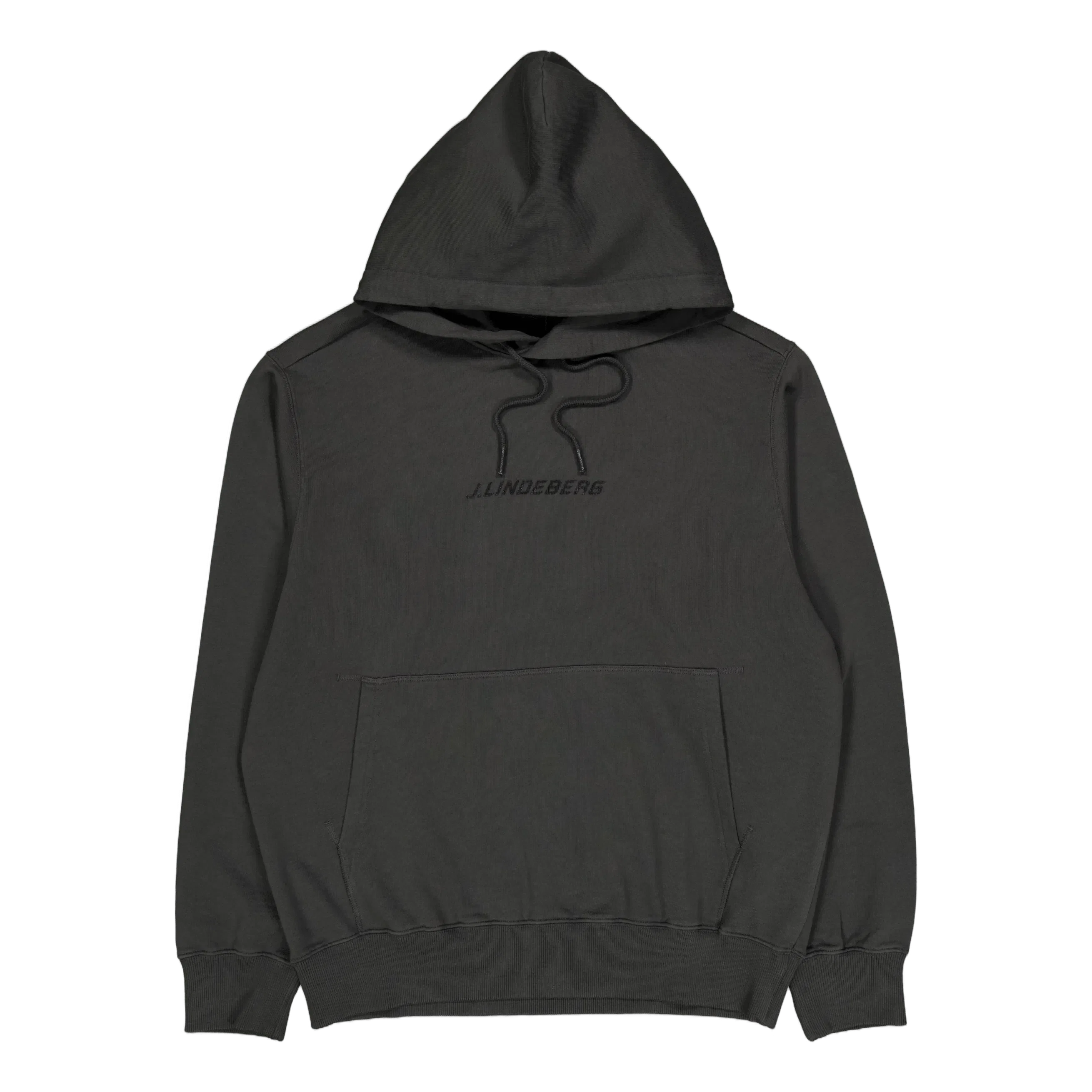 J.Lindeberg Callan Logo Hoodie Washed Black