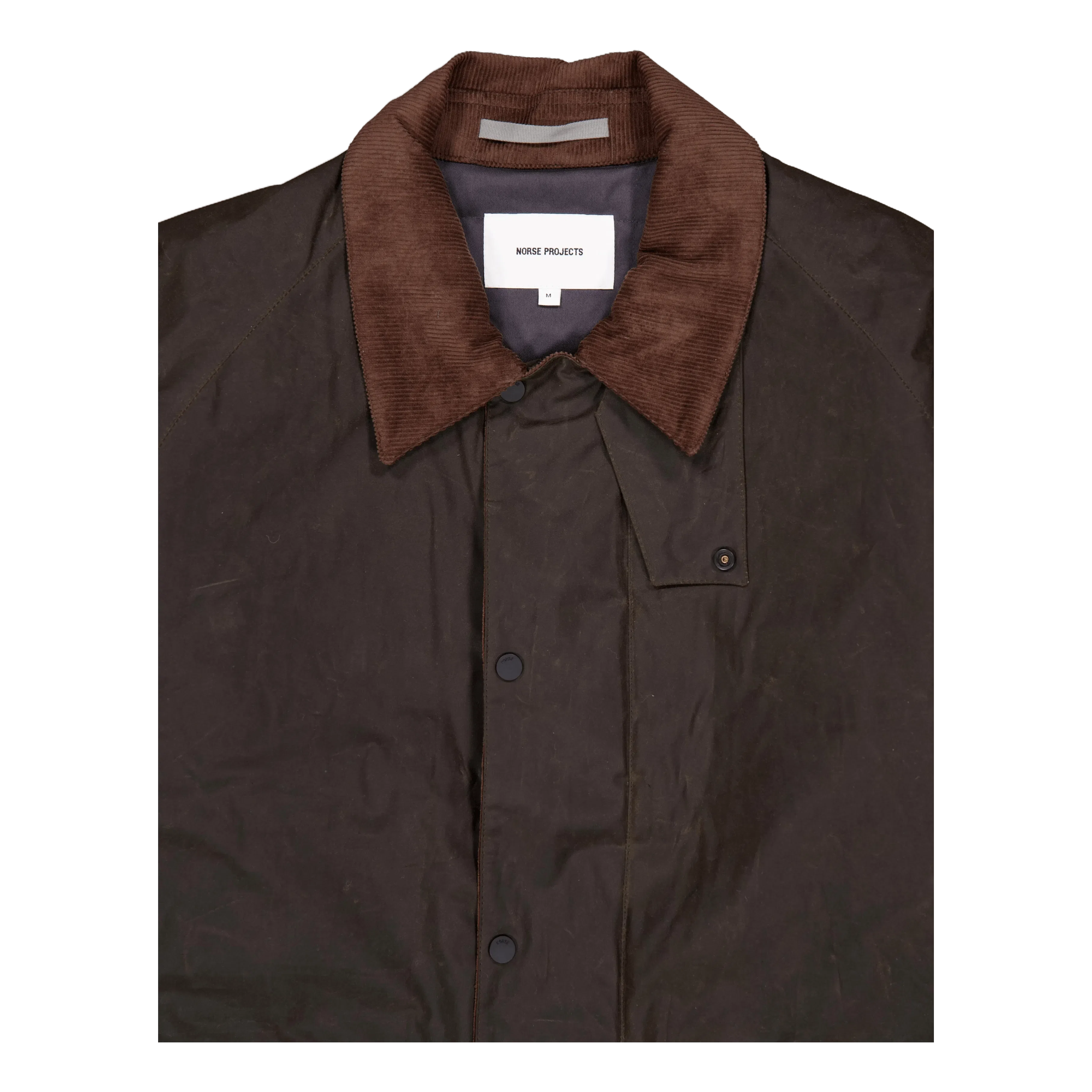 Norse Projects Holmen Wax Fishing Jacket 8109 Beech Green