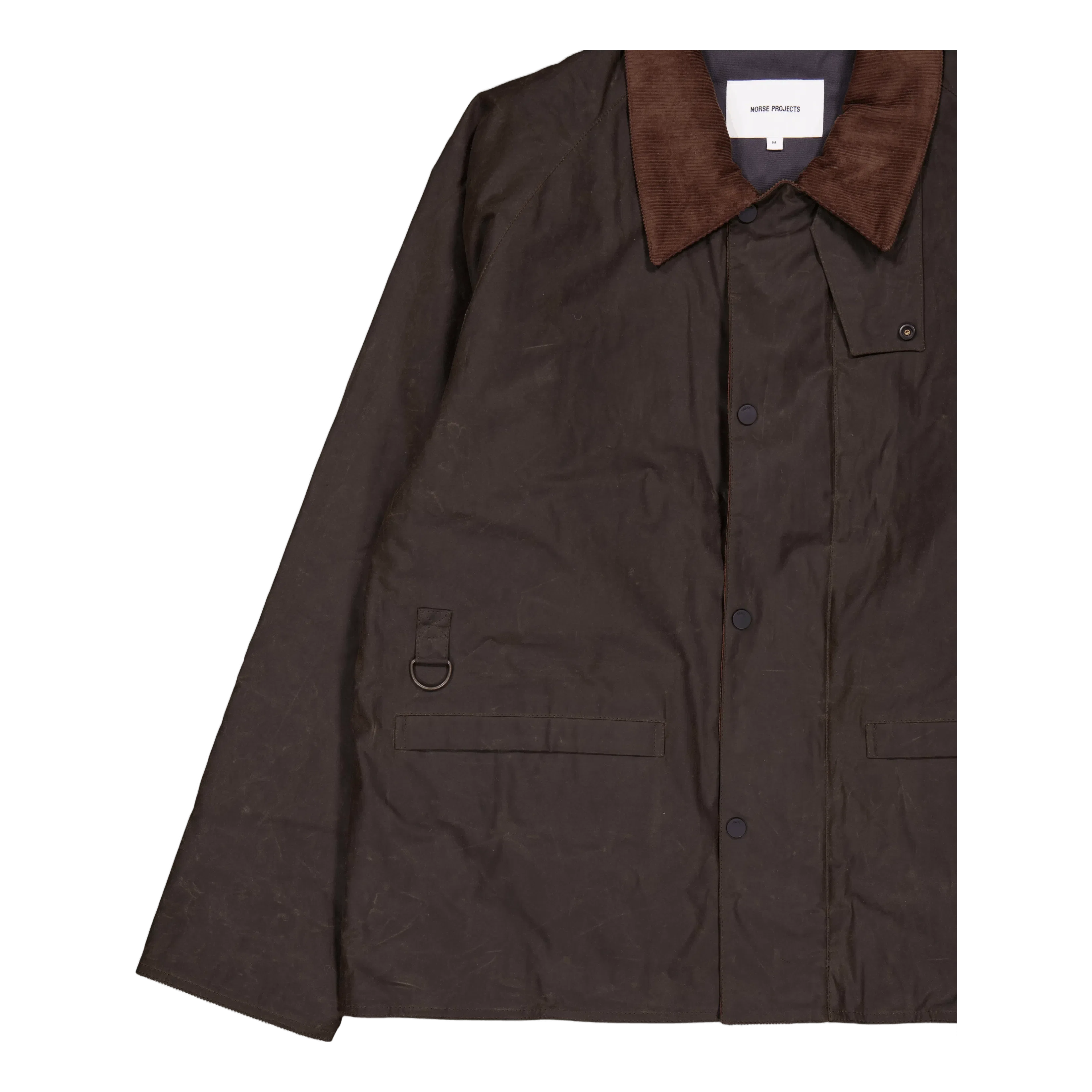Norse Projects Holmen Wax Fishing Jacket 8109 Beech Green