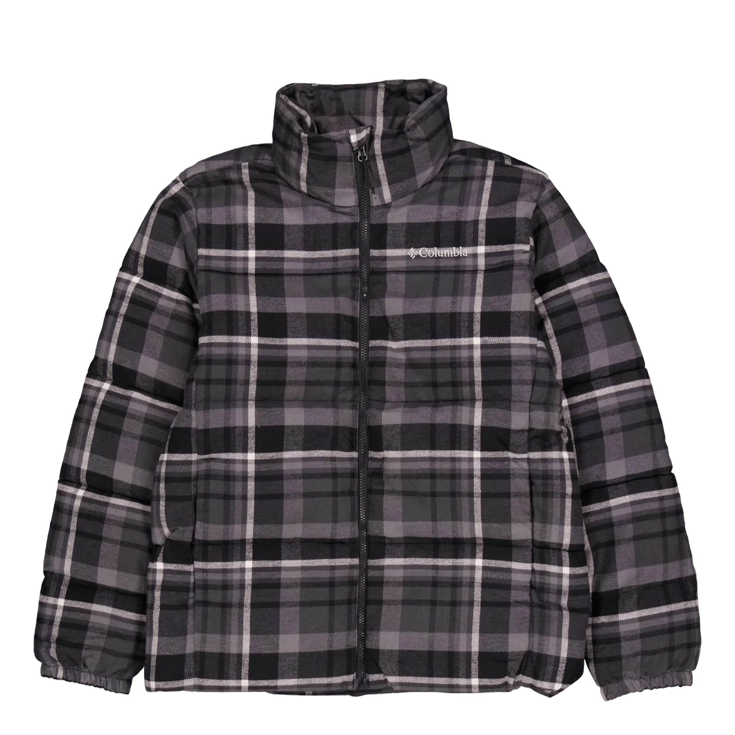 Columbia Puffect™ Novelty Jacket Black Multi Plaid