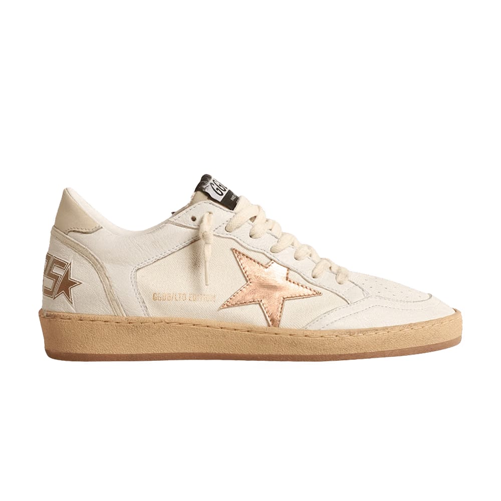 Golden Goose Wmns Ball Star LTD 'Milk White Bronze Metallic'