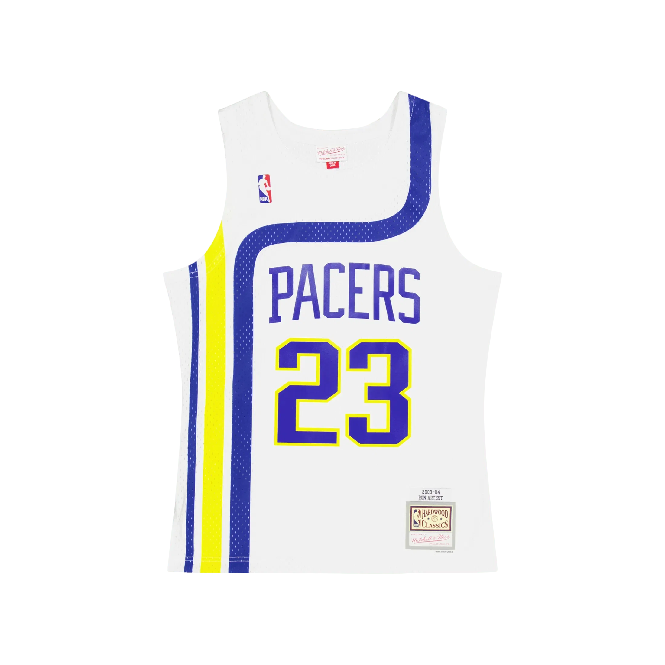 Mitchell & Ness Pacers Swingman Jersey Artest White