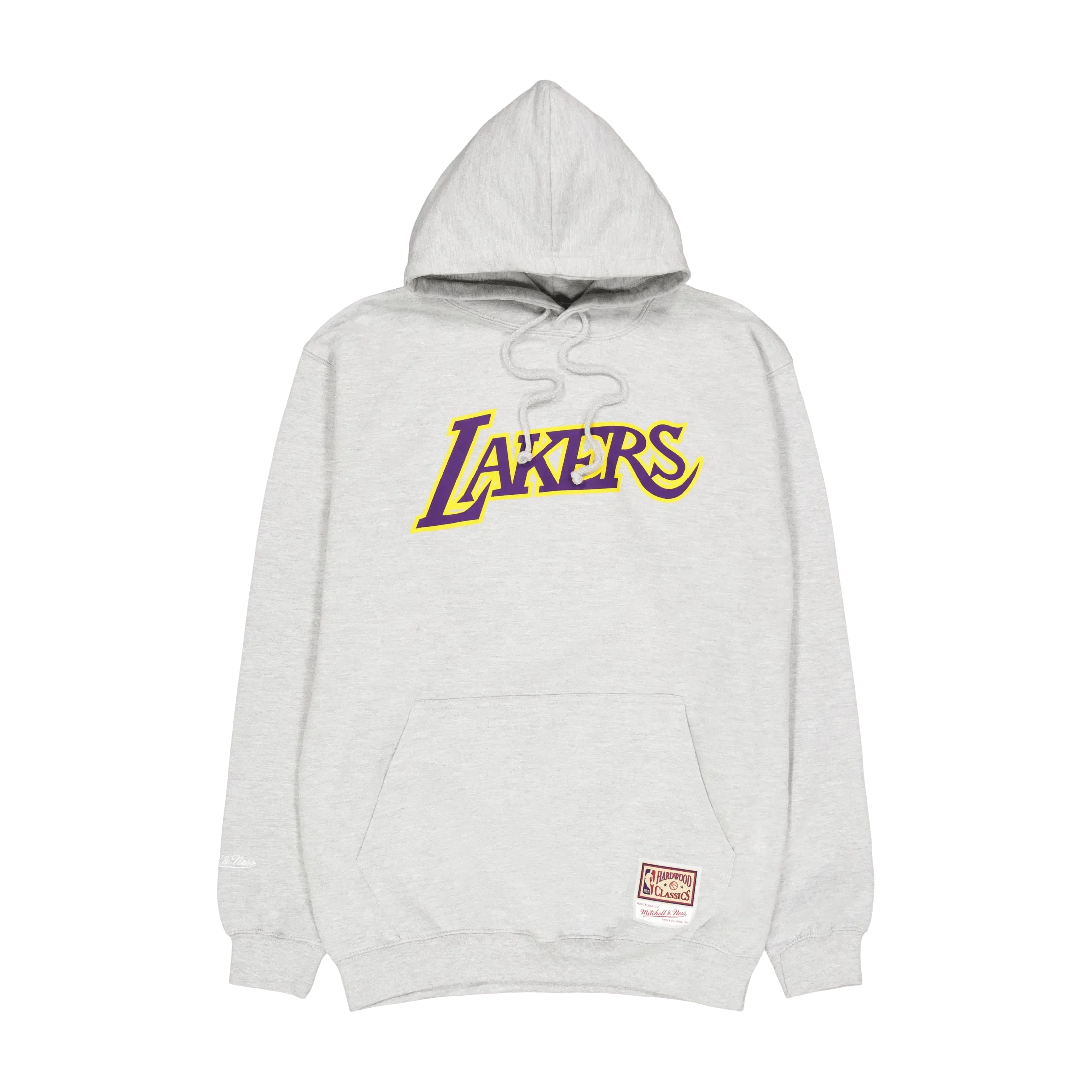 Mitchell & Ness Team Logo Hoodie Grey
