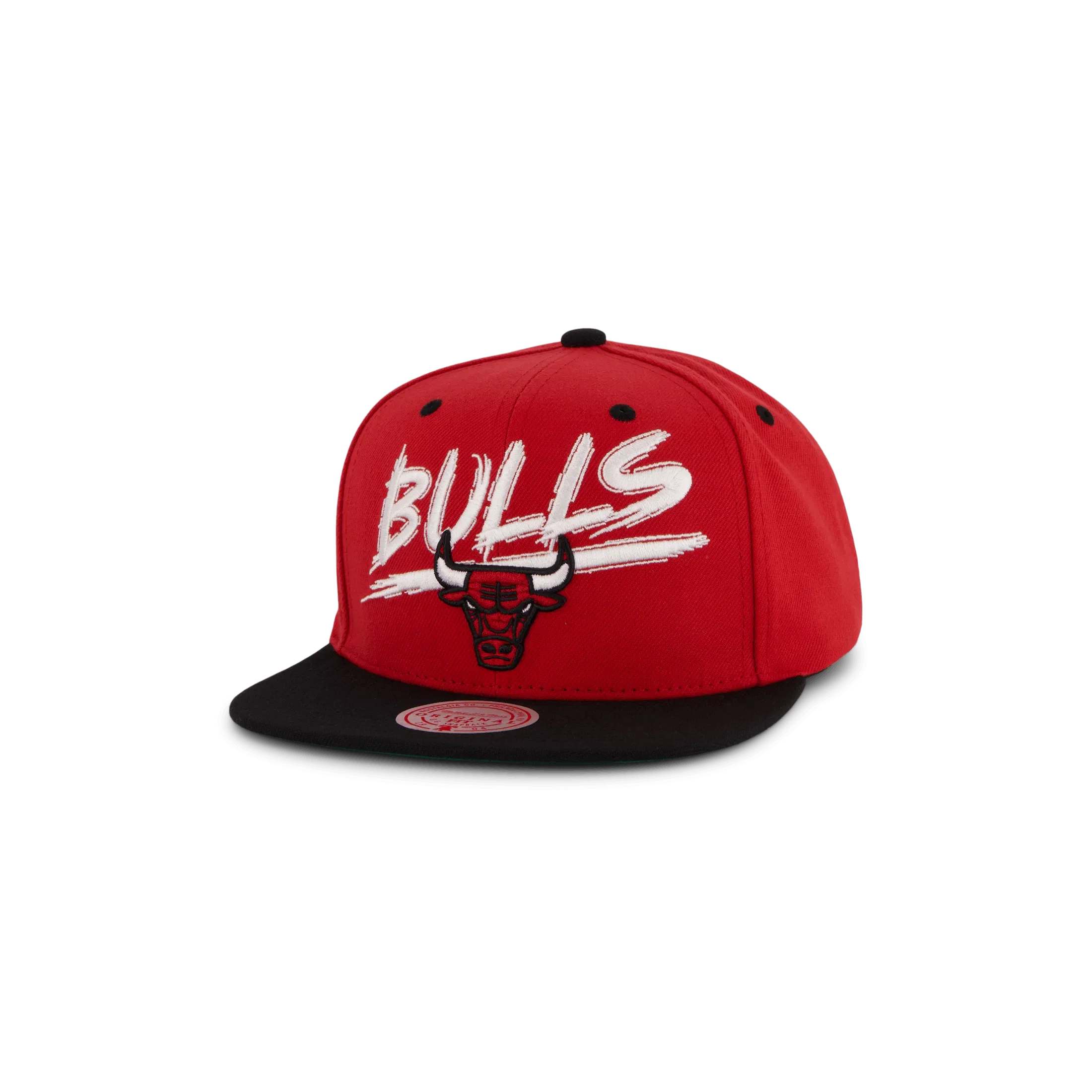 Mitchell & Ness Bulls Transcript Snapback