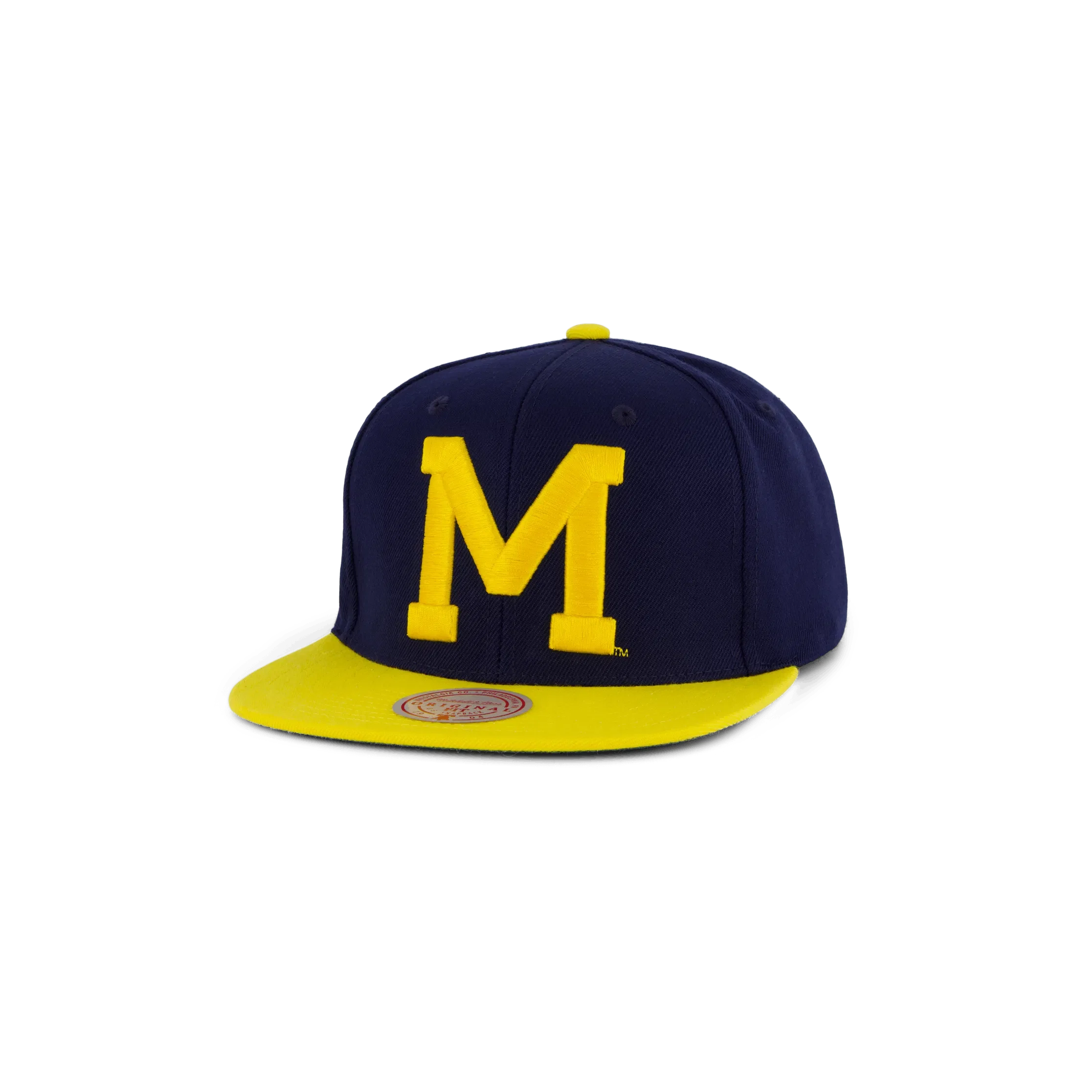 Mitchell & Ness Wolverines Team 2 Tone 2.0 Snapback