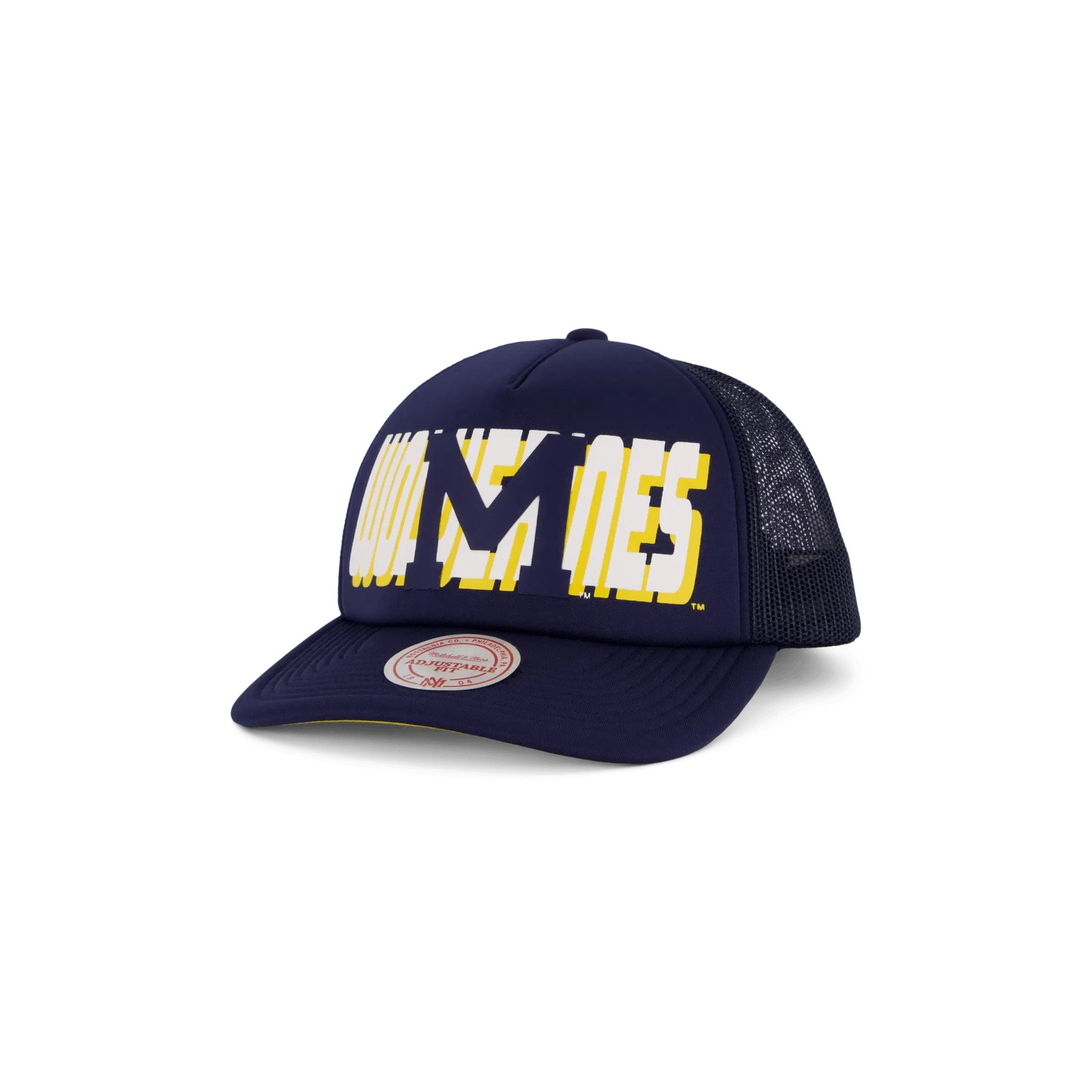 Mitchell & Ness Wolwerines Billboard Trucker Snapback