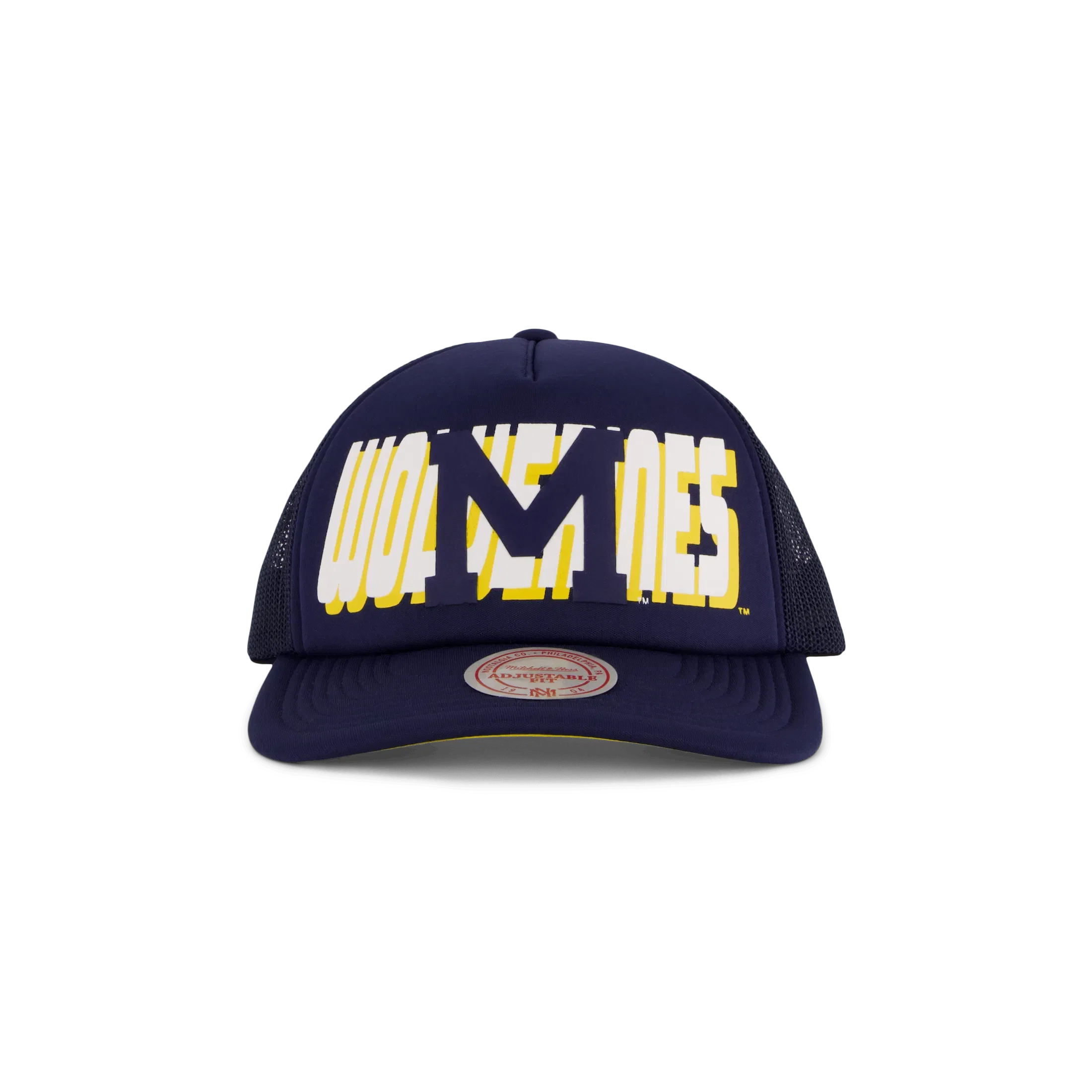 Mitchell & Ness Wolwerines Billboard Trucker Snapback