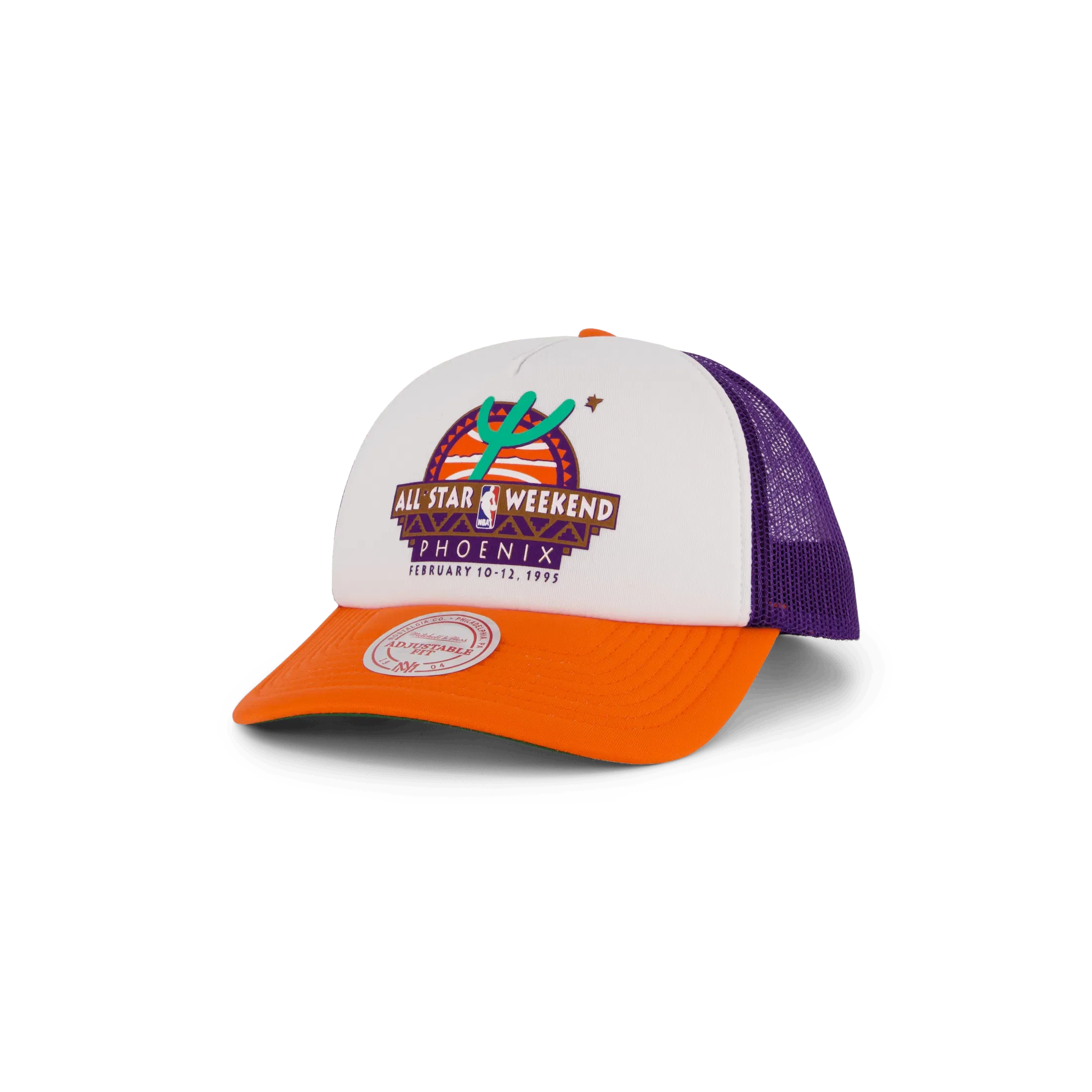 Mitchell & Ness Suns Party Time Trucker Snapback HWC