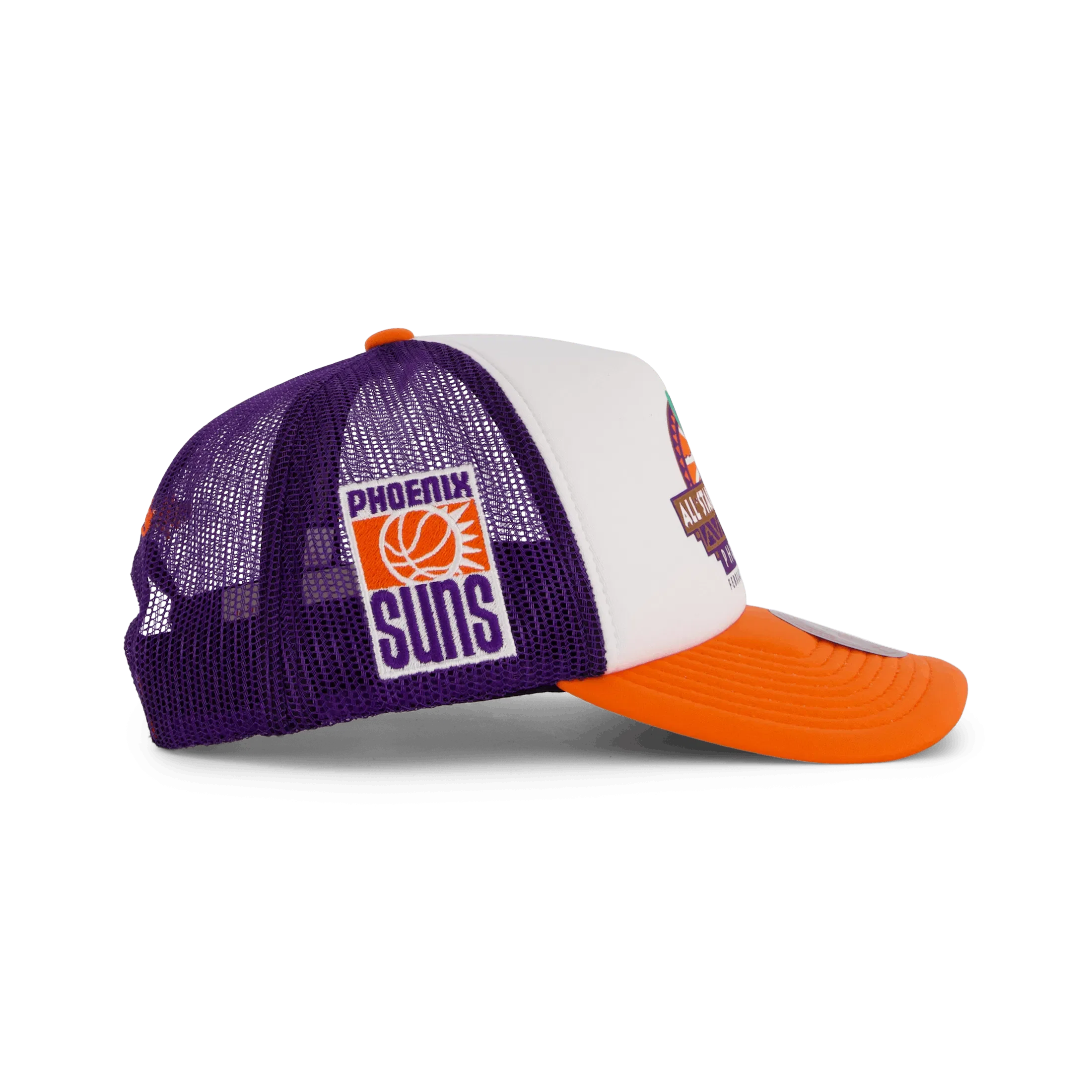 Mitchell & Ness Suns Party Time Trucker Snapback HWC