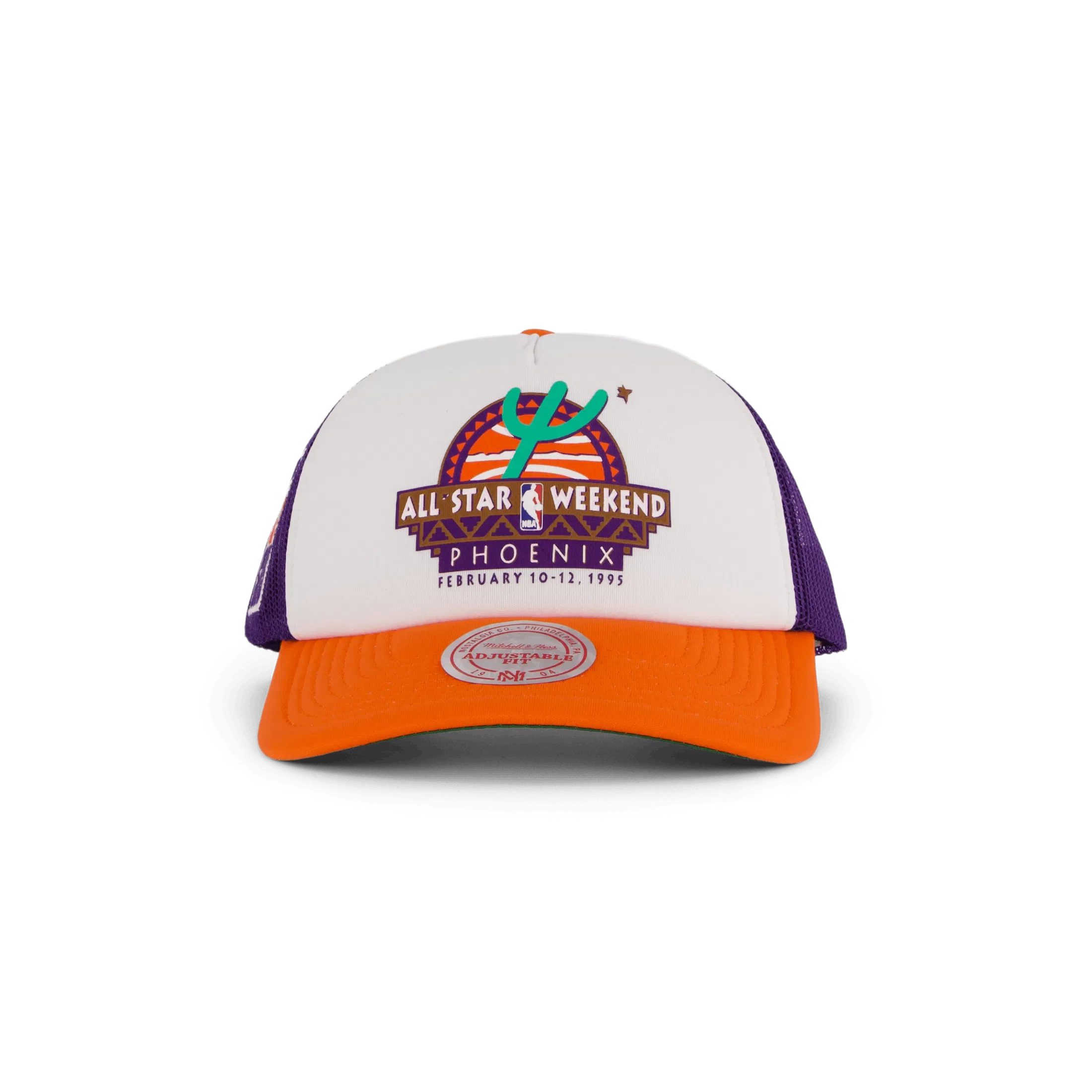 Mitchell & Ness Suns Party Time Trucker Snapback HWC