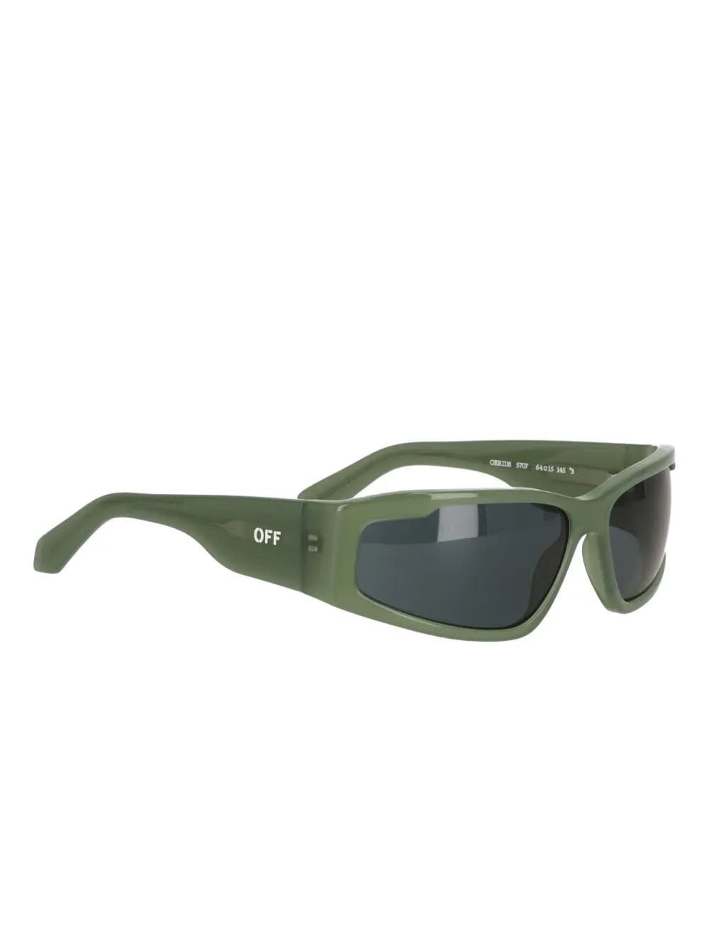 round-frame shield-effect sunglasses