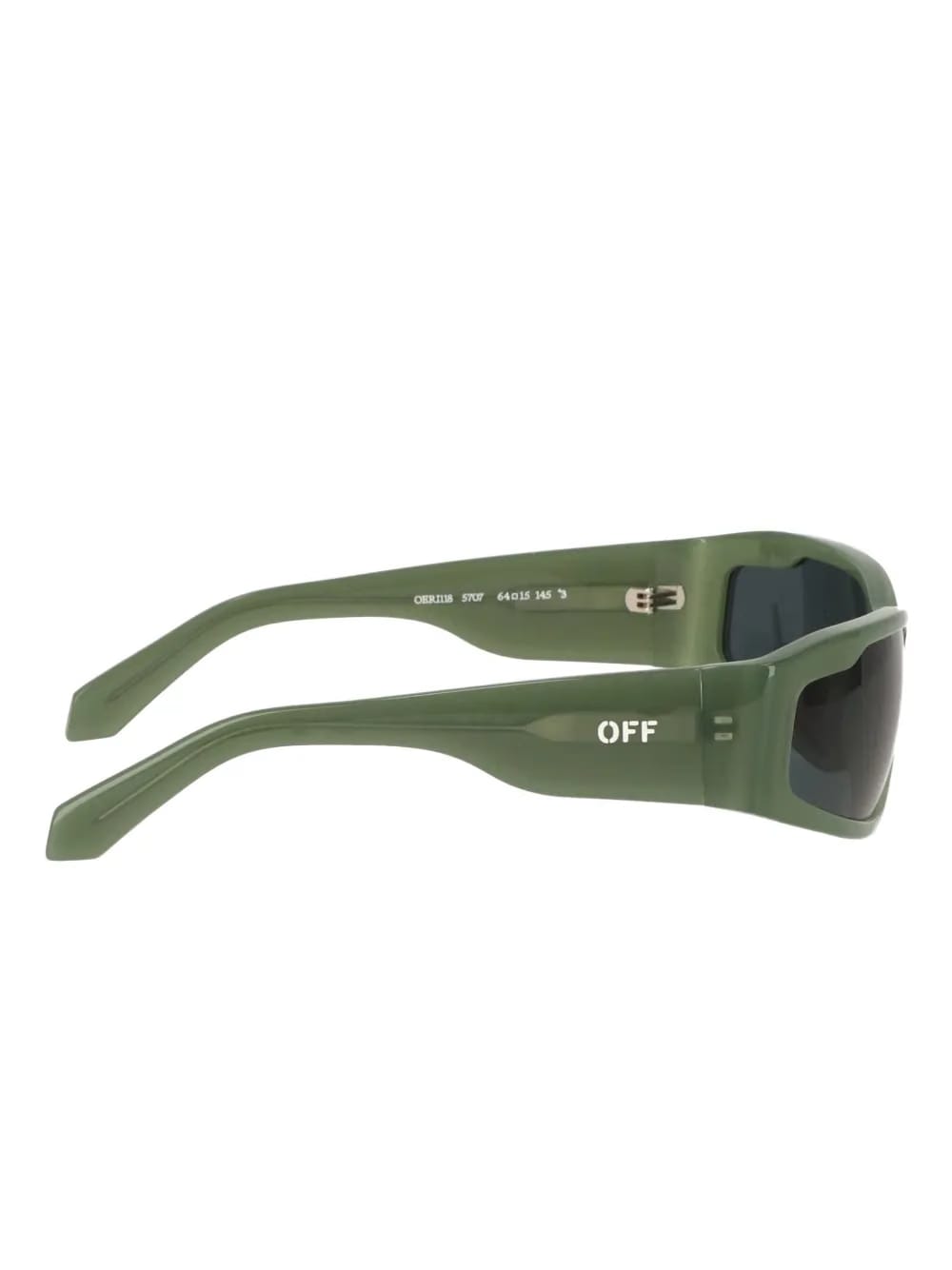 round-frame shield-effect sunglasses