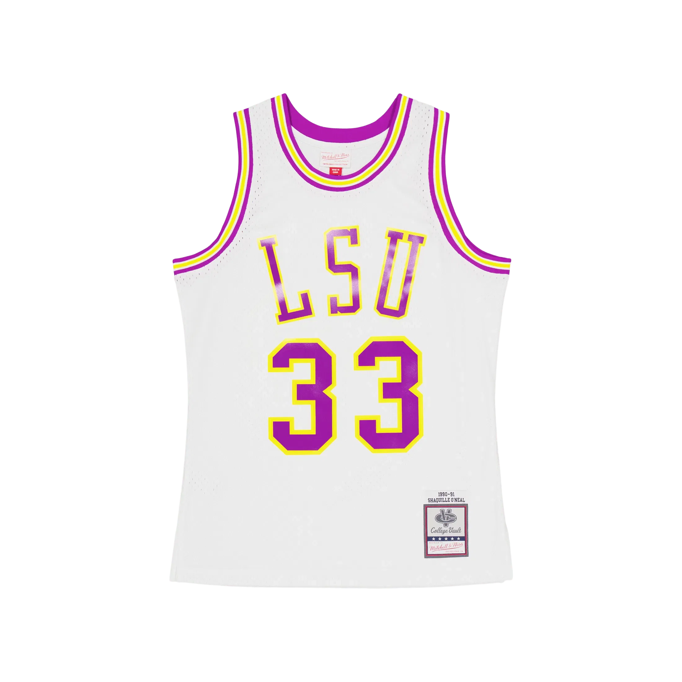 Mitchell & Ness Lsu Swingman Jersey O'neal White