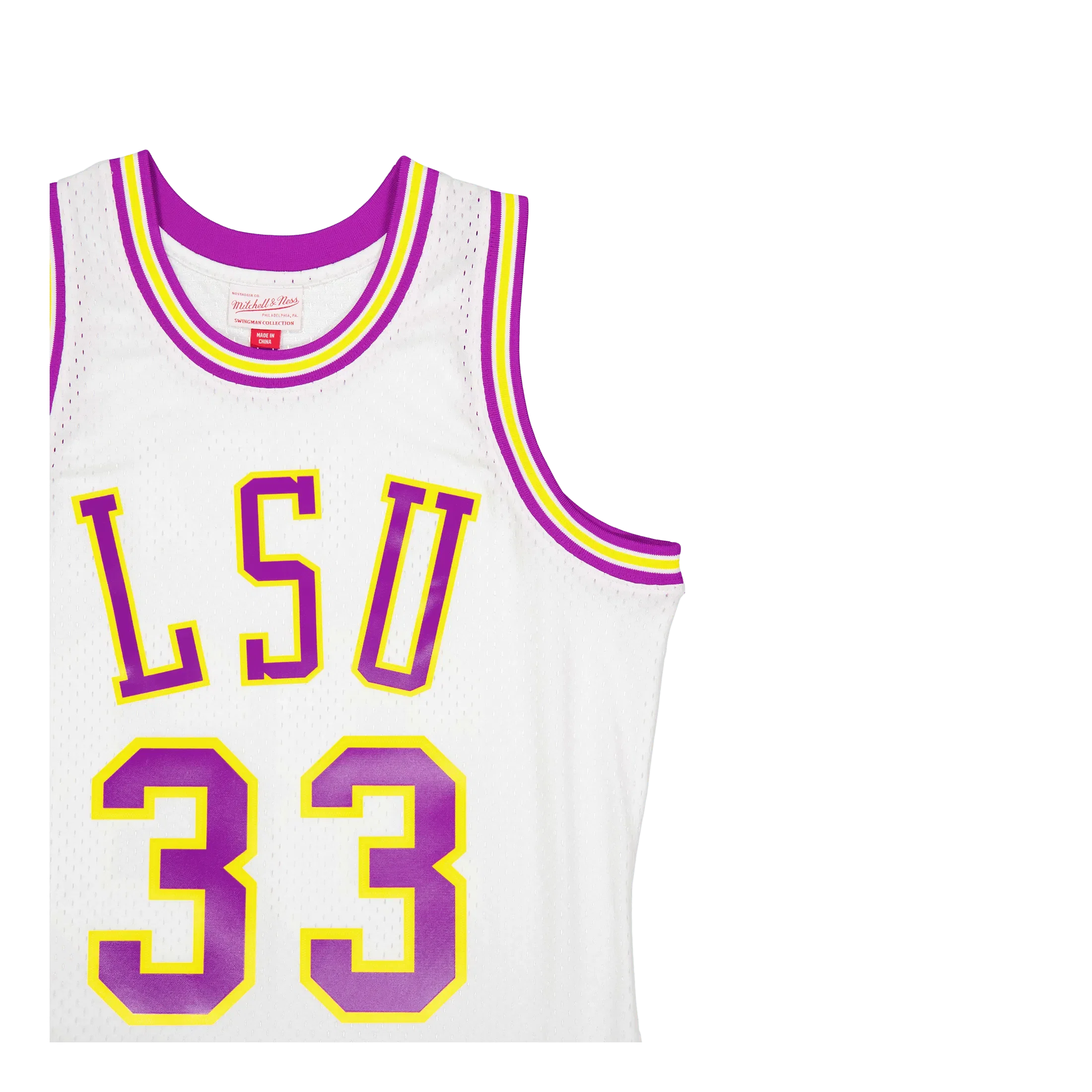 Mitchell & Ness Lsu Swingman Jersey O'neal White