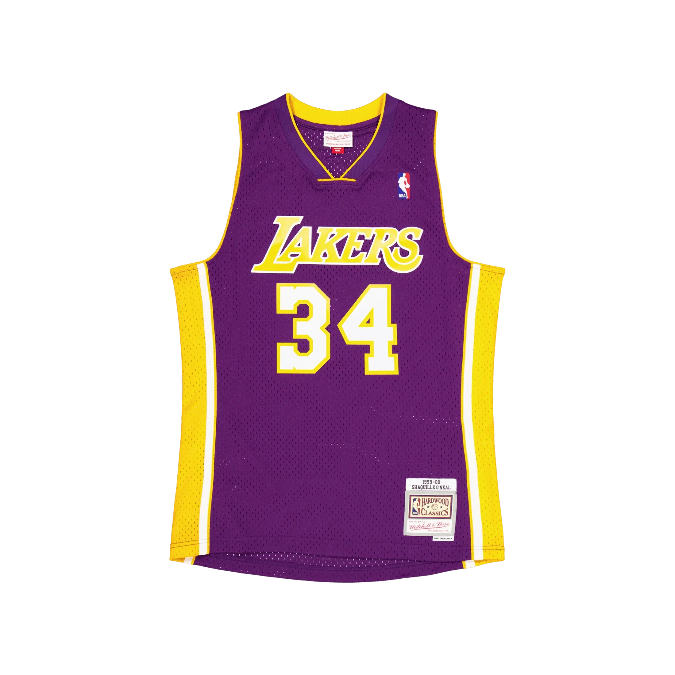 Mitchell & Ness Lakers Swingman Jersey O'neal Purple