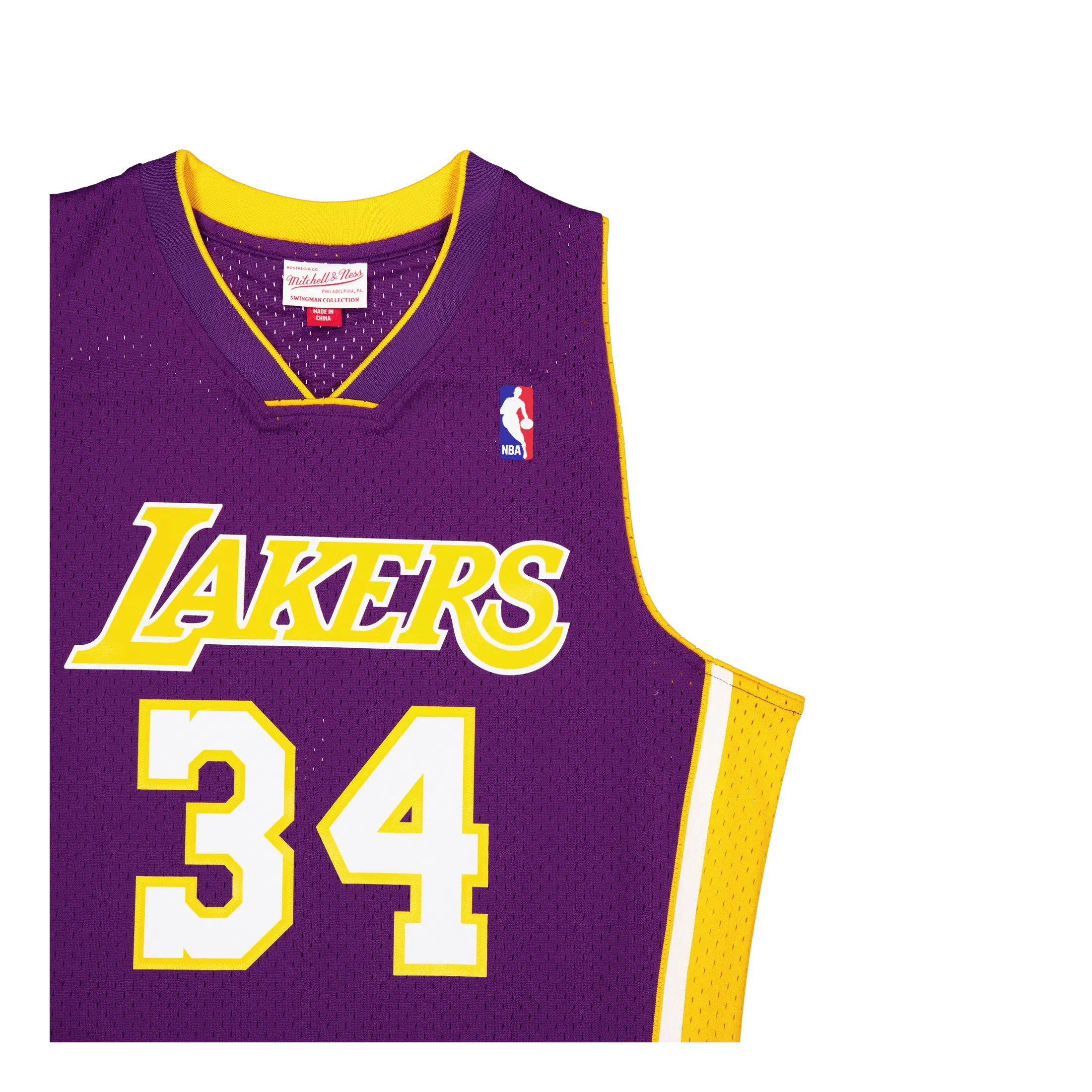 Mitchell & Ness Lakers Swingman Jersey O'neal Purple