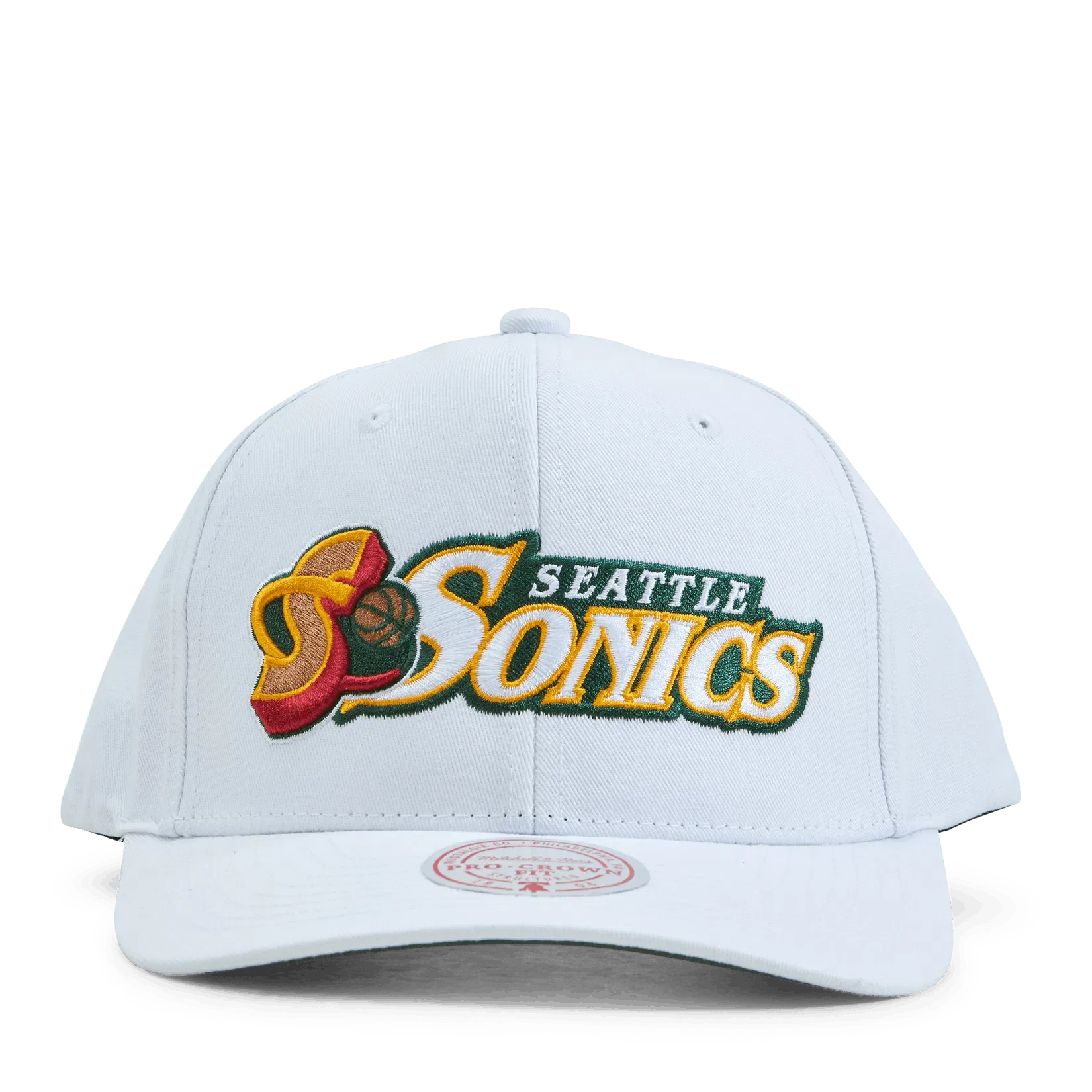 Mitchell & Ness Supersonics Oh Word Pro Snapback HWC