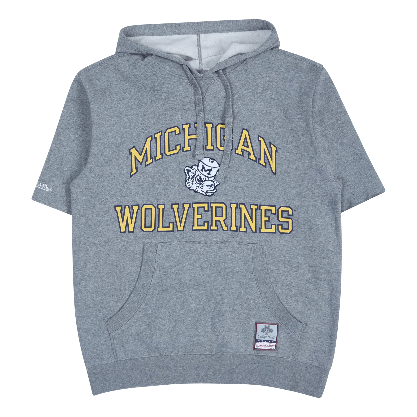 Mitchell & Ness Michigan Short Sleeve Fleece Hoodie