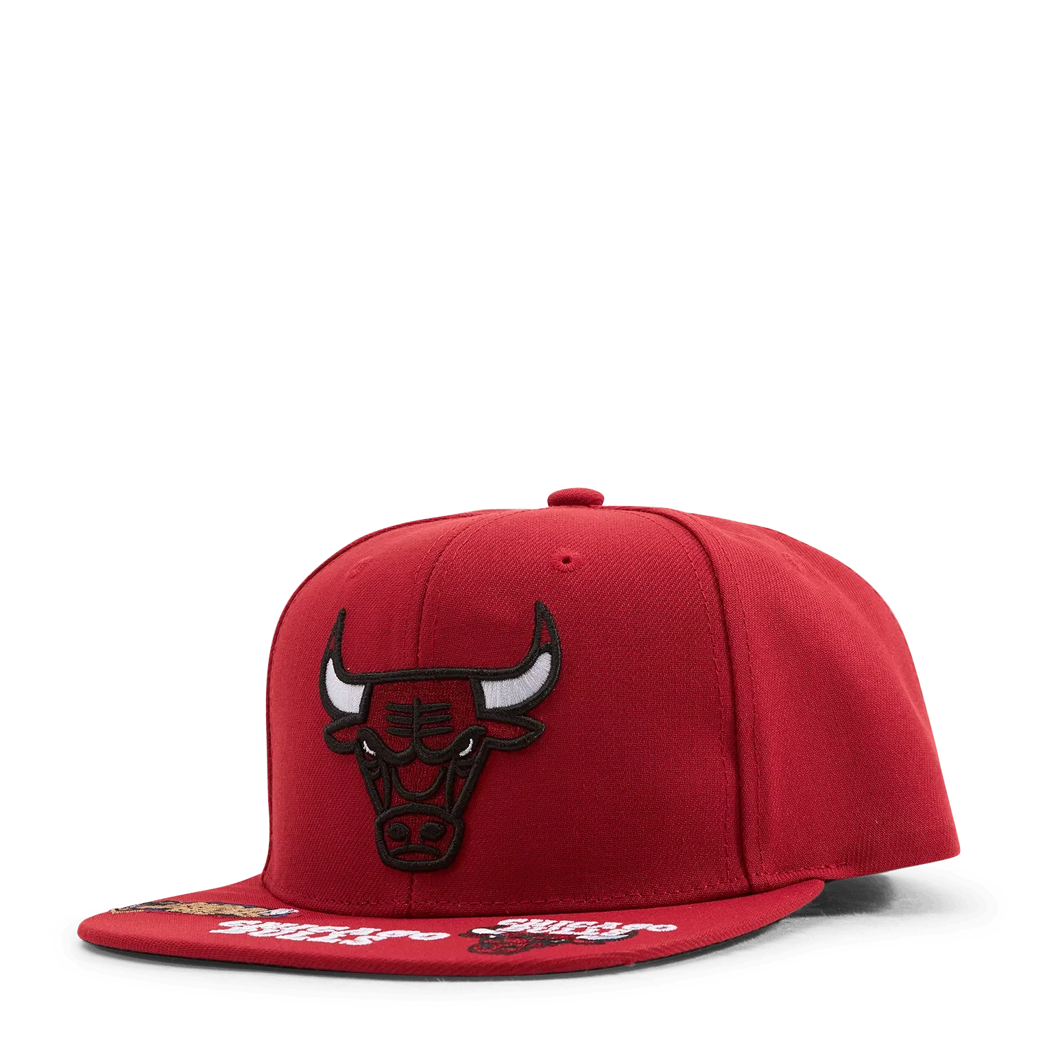 Mitchell & Ness Bulls Front Face Snapback