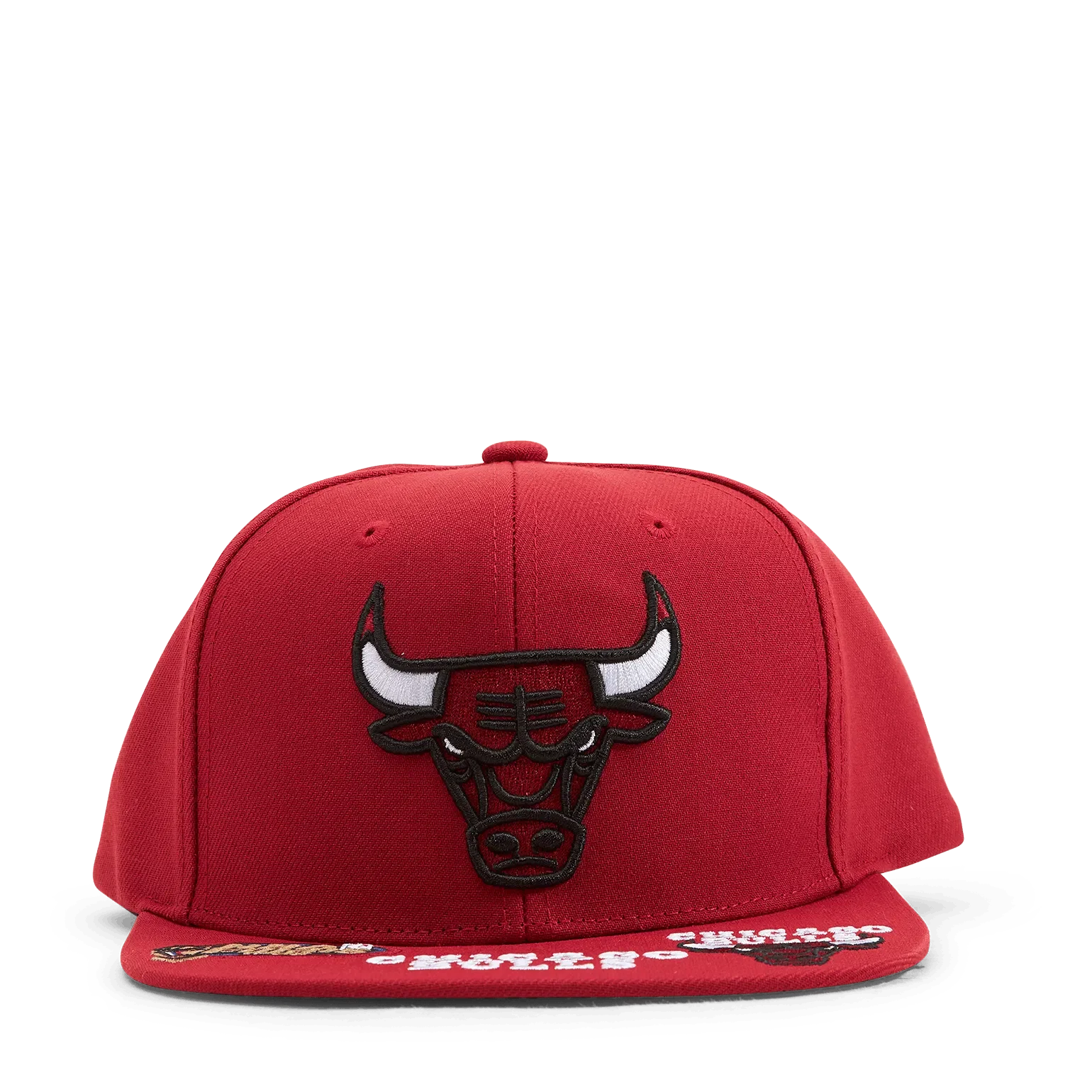 Mitchell & Ness Bulls Front Face Snapback