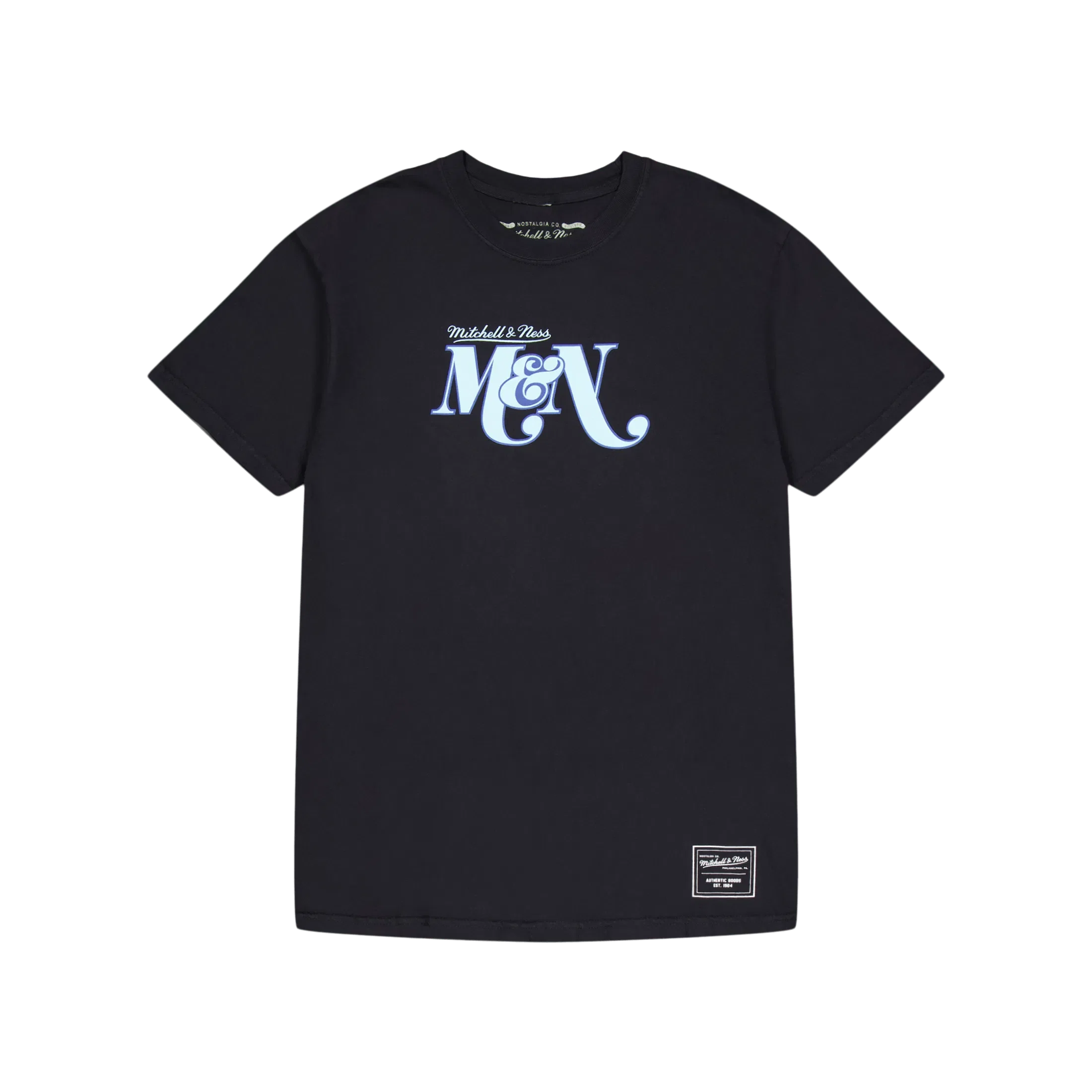 Mitchell & Ness M&n Heavyweight Graphic Tee Black