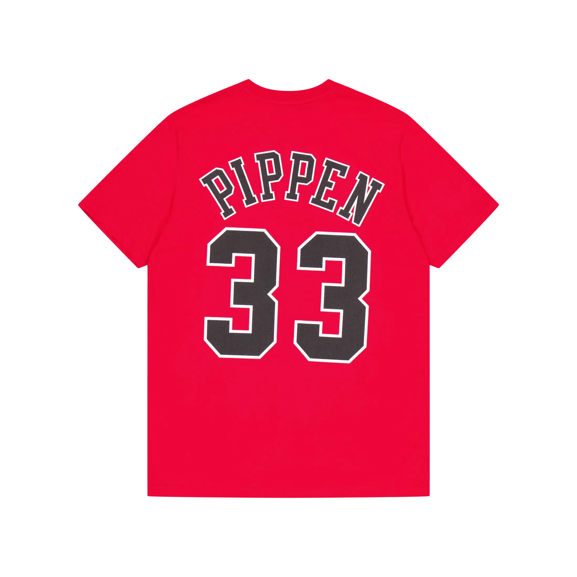 Mitchell & Ness Name & Number Tee - Scottie Pi Red