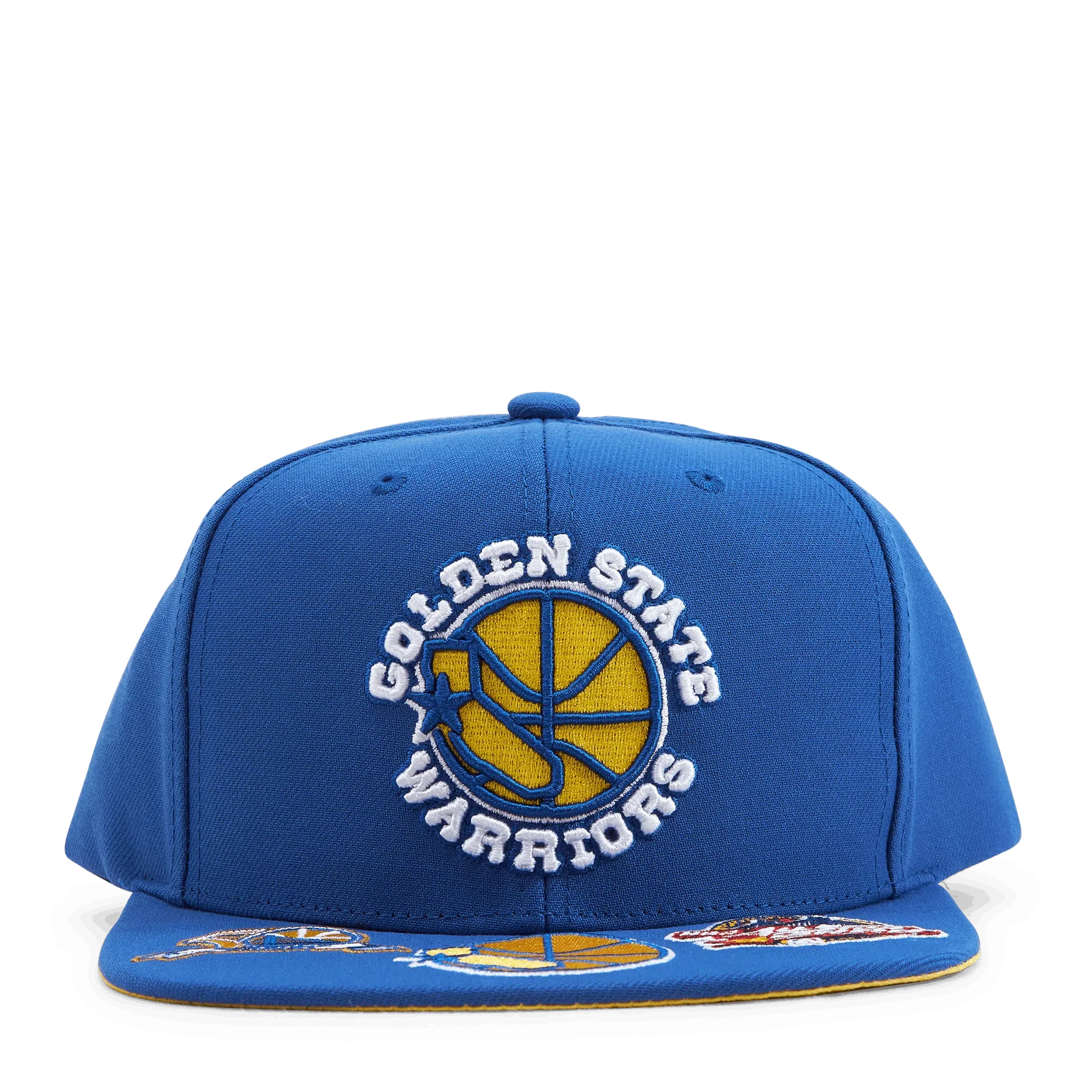 Mitchell & Ness Warriros Front Face Snapback HWC