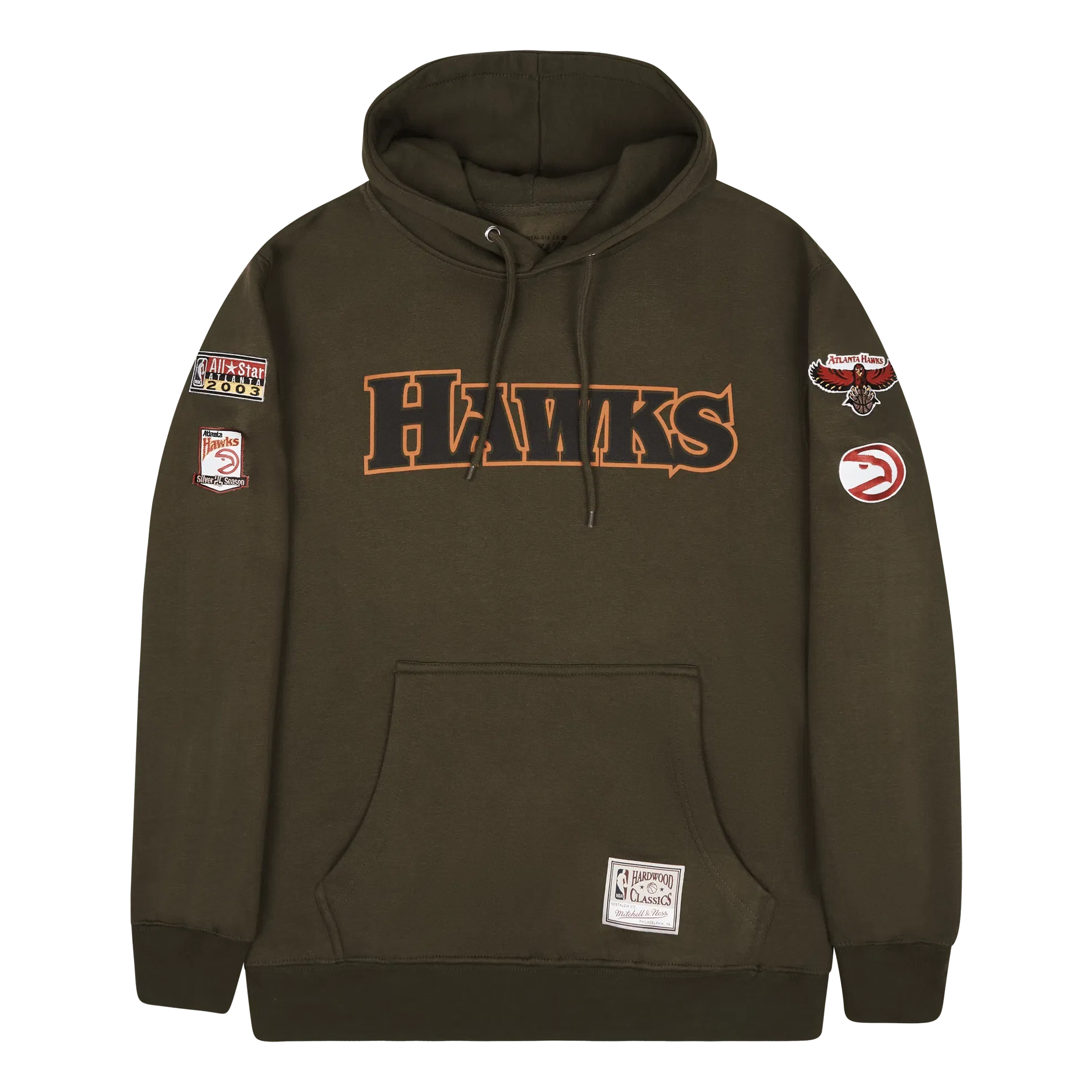 Mitchell & Ness Hawks Script Flight Hoodie