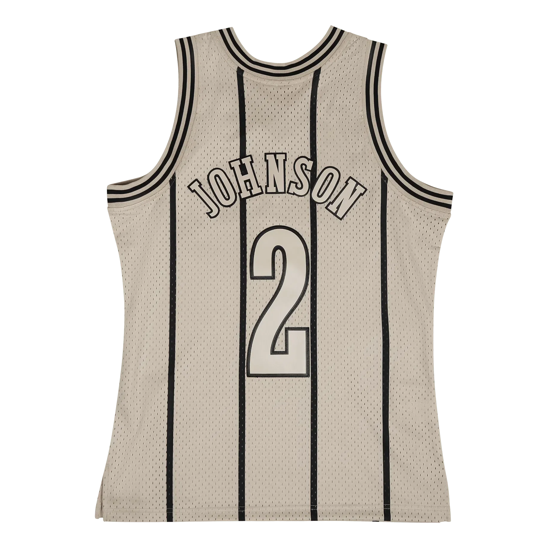 Mitchell & Ness Hornets Khaki Swingman Jersey