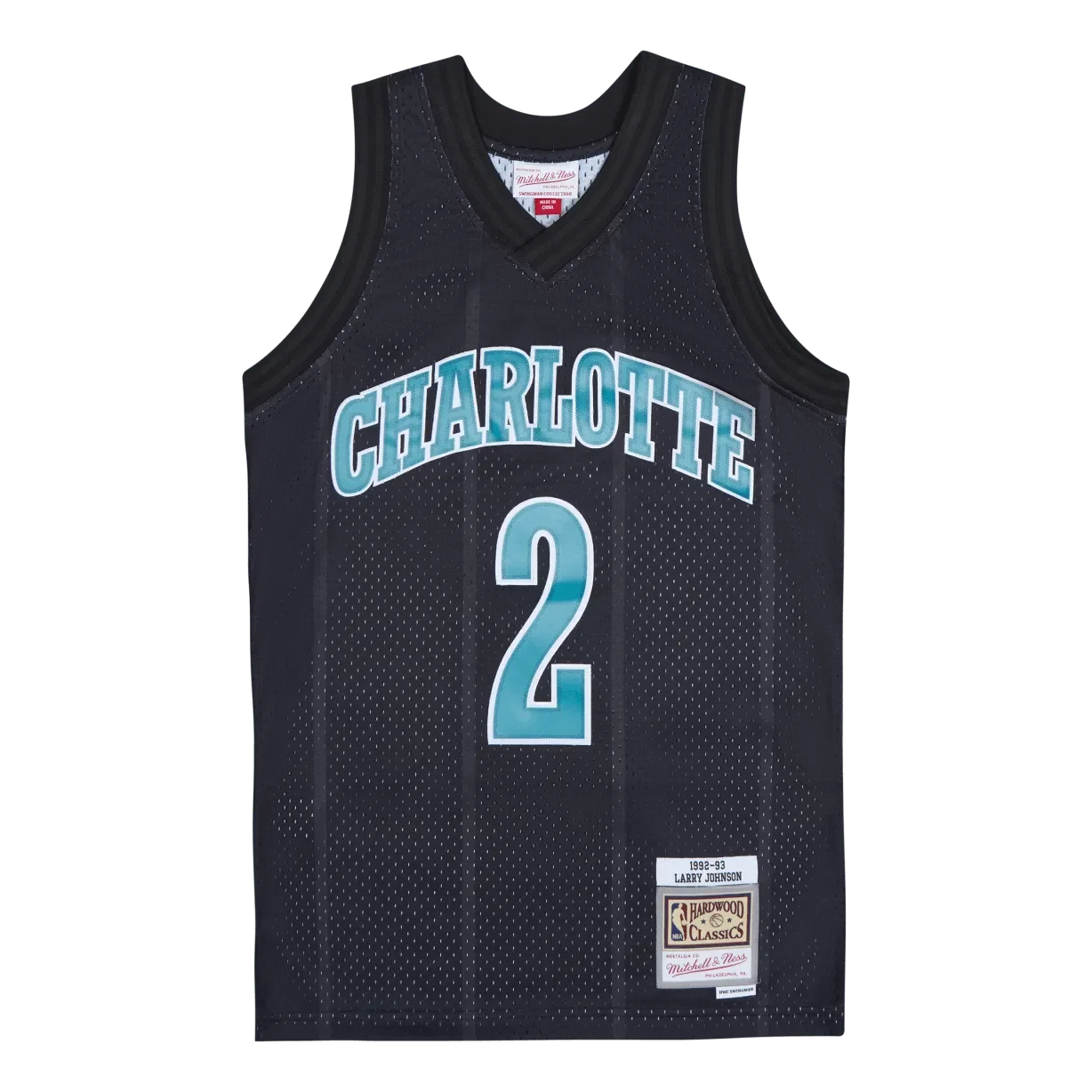 Mitchell & Ness Hornets Swingman Jersey - Larry Johnson