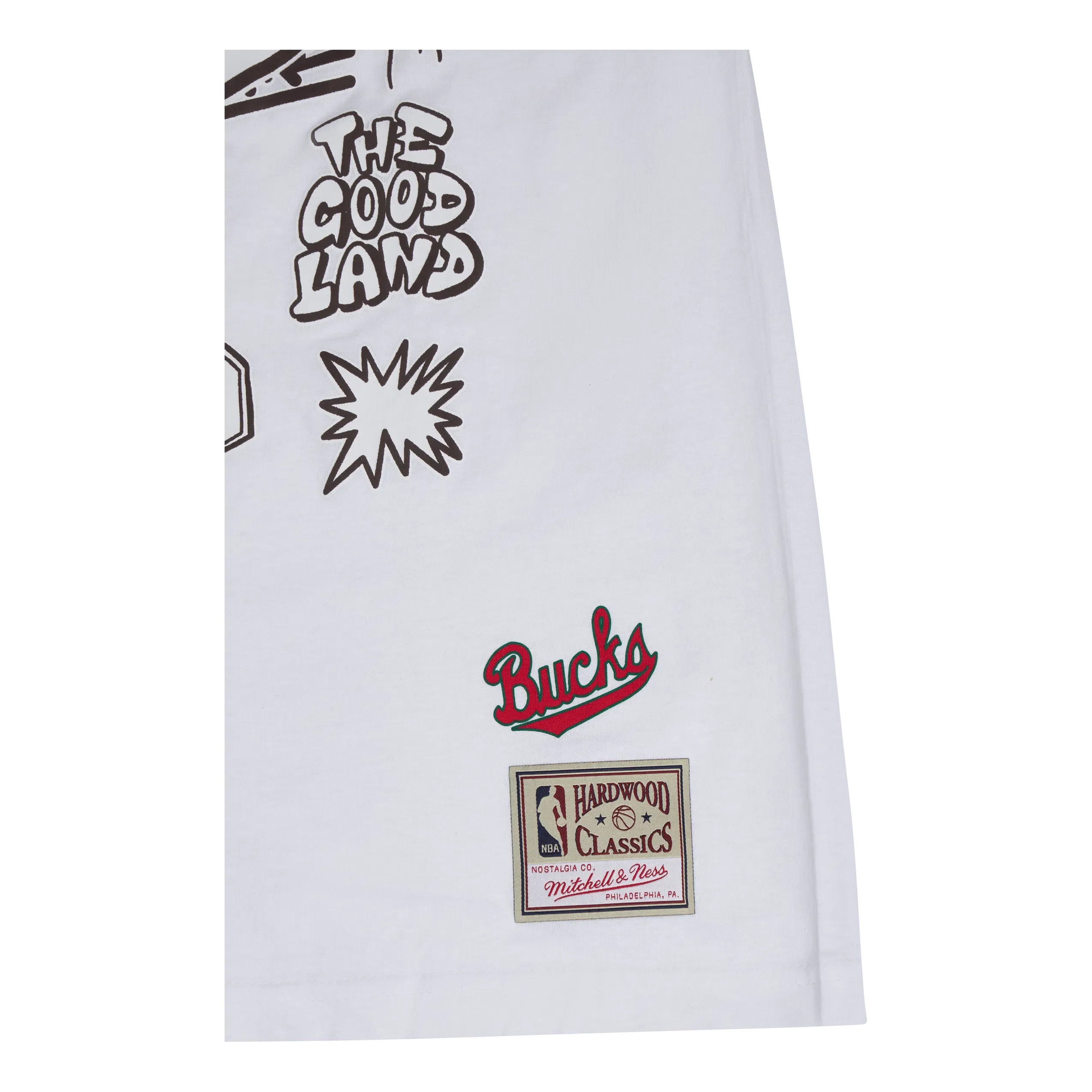 Mitchell & Ness Bucks Doodle Ss Tee