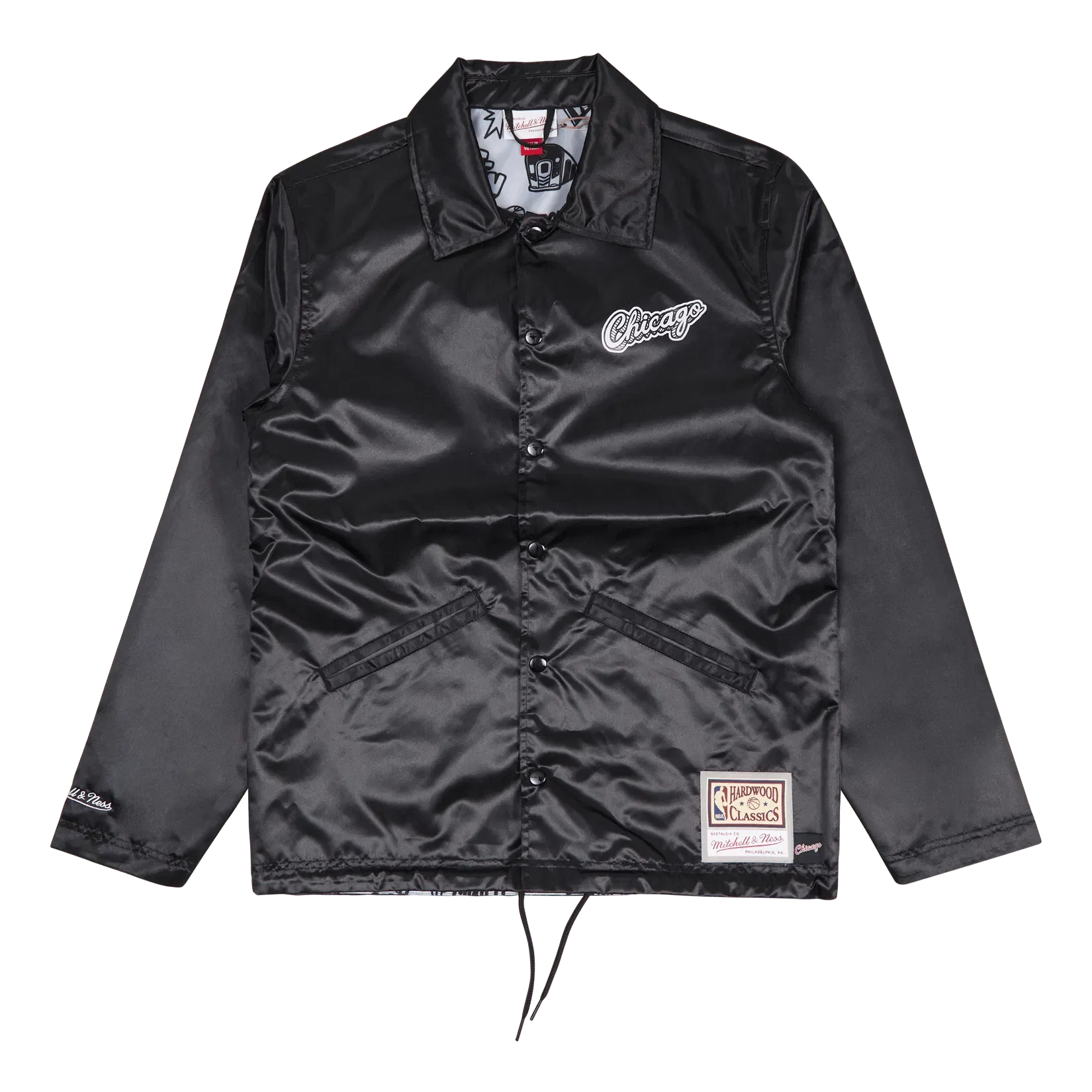Mitchell & Ness Bulls Doodle Coaches Jacket