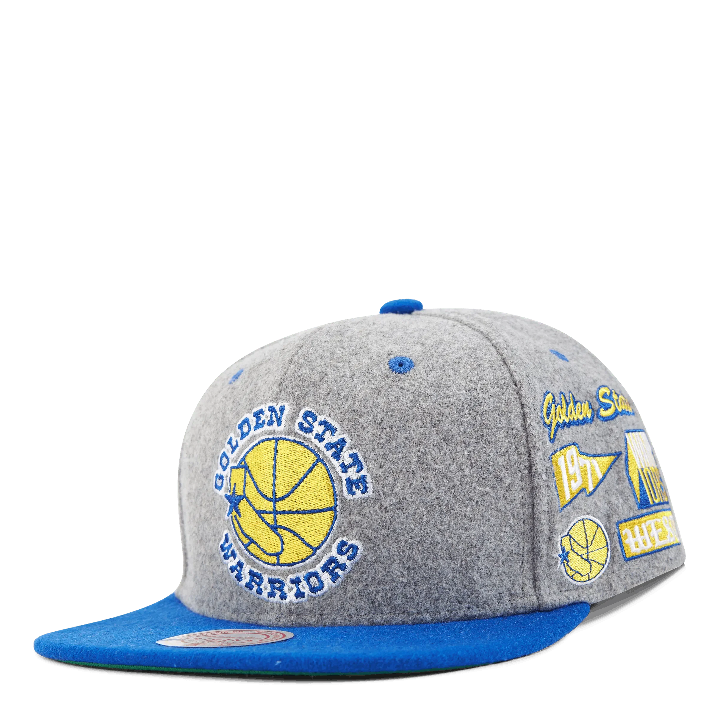 Mitchell & Ness Warriors Melton Patch Snapback HWC