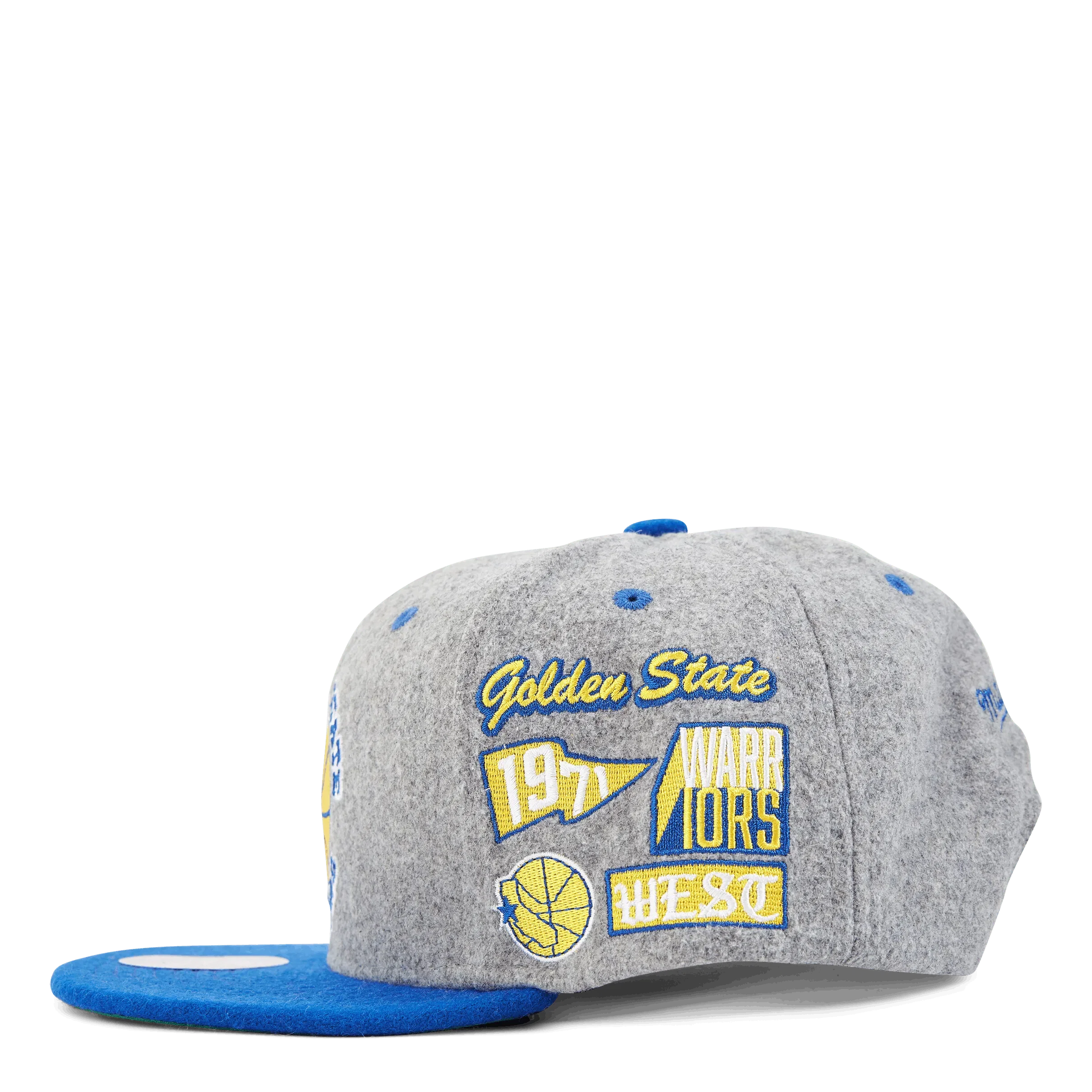 Mitchell & Ness Warriors Melton Patch Snapback HWC