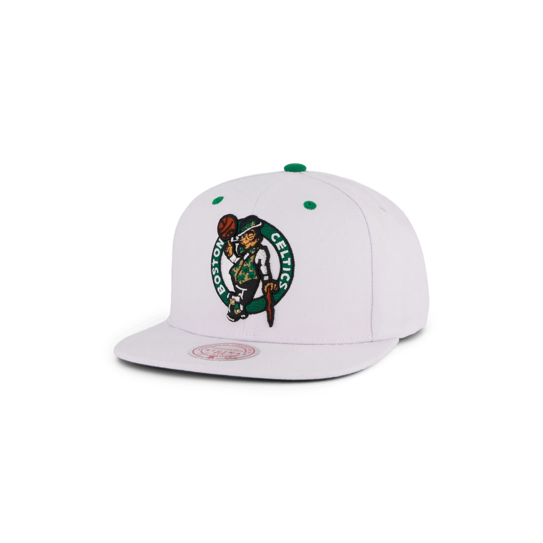 Mitchell & Ness White Team Color Snapback White