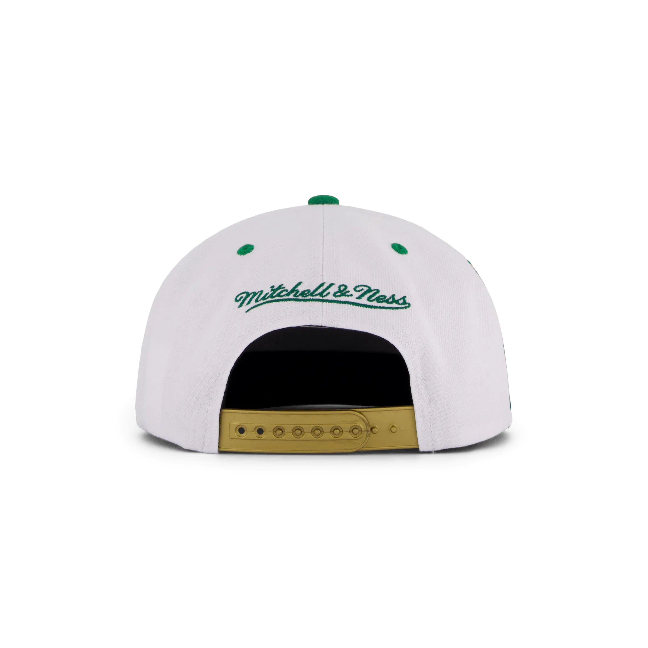 Mitchell & Ness White Team Color Snapback White