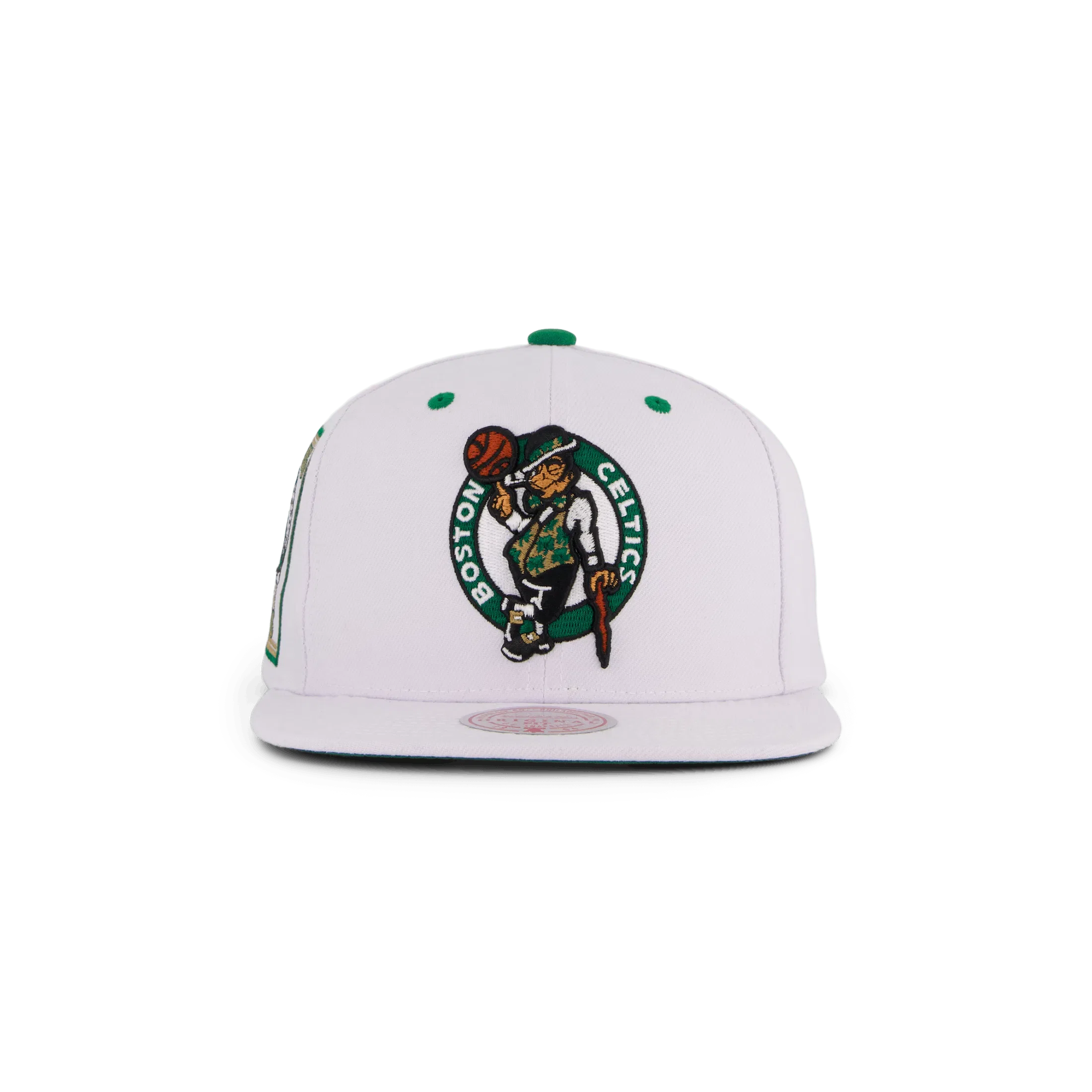 Mitchell & Ness White Team Color Snapback White