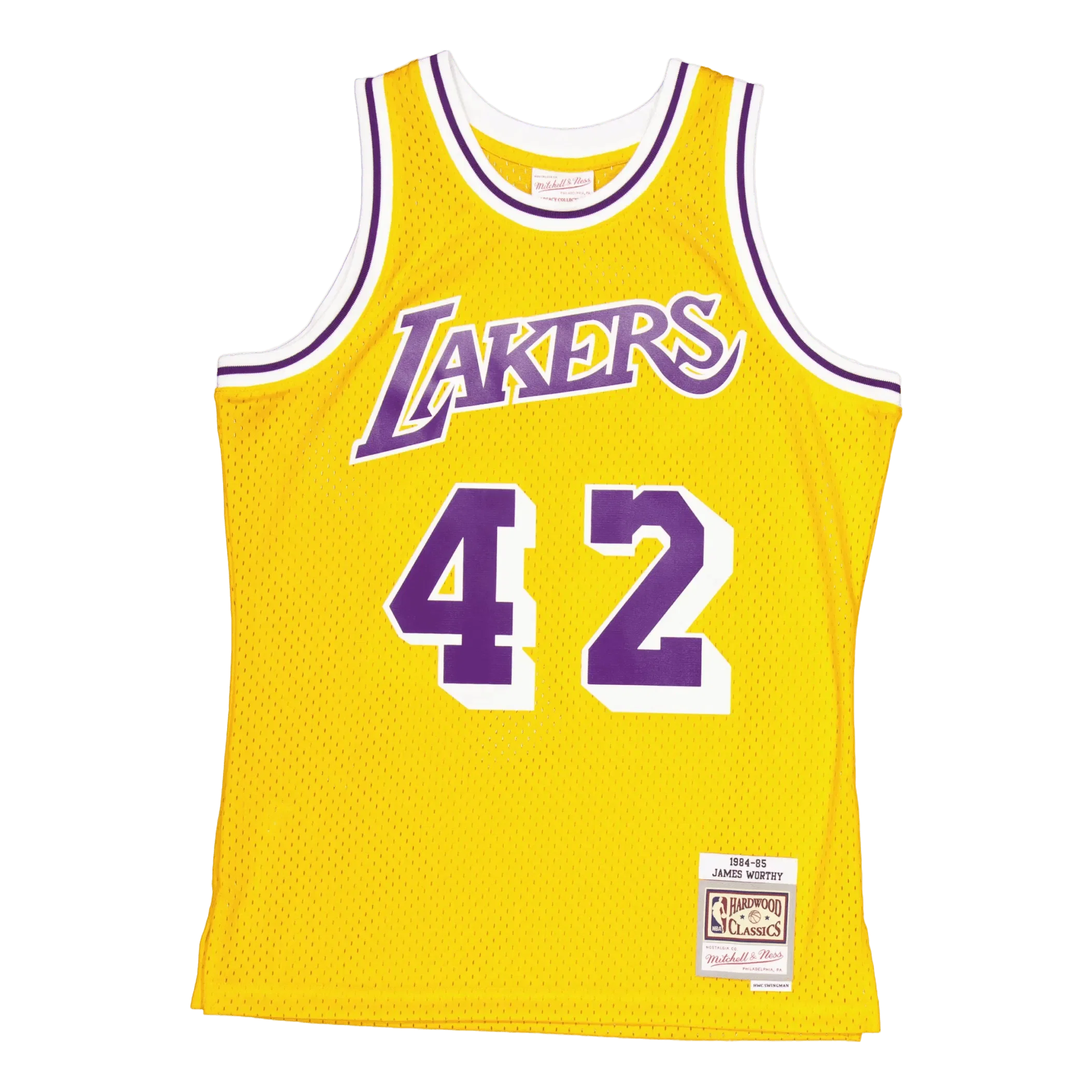 Mitchell & Ness Swingman Jersey 84-85 Light Gold
