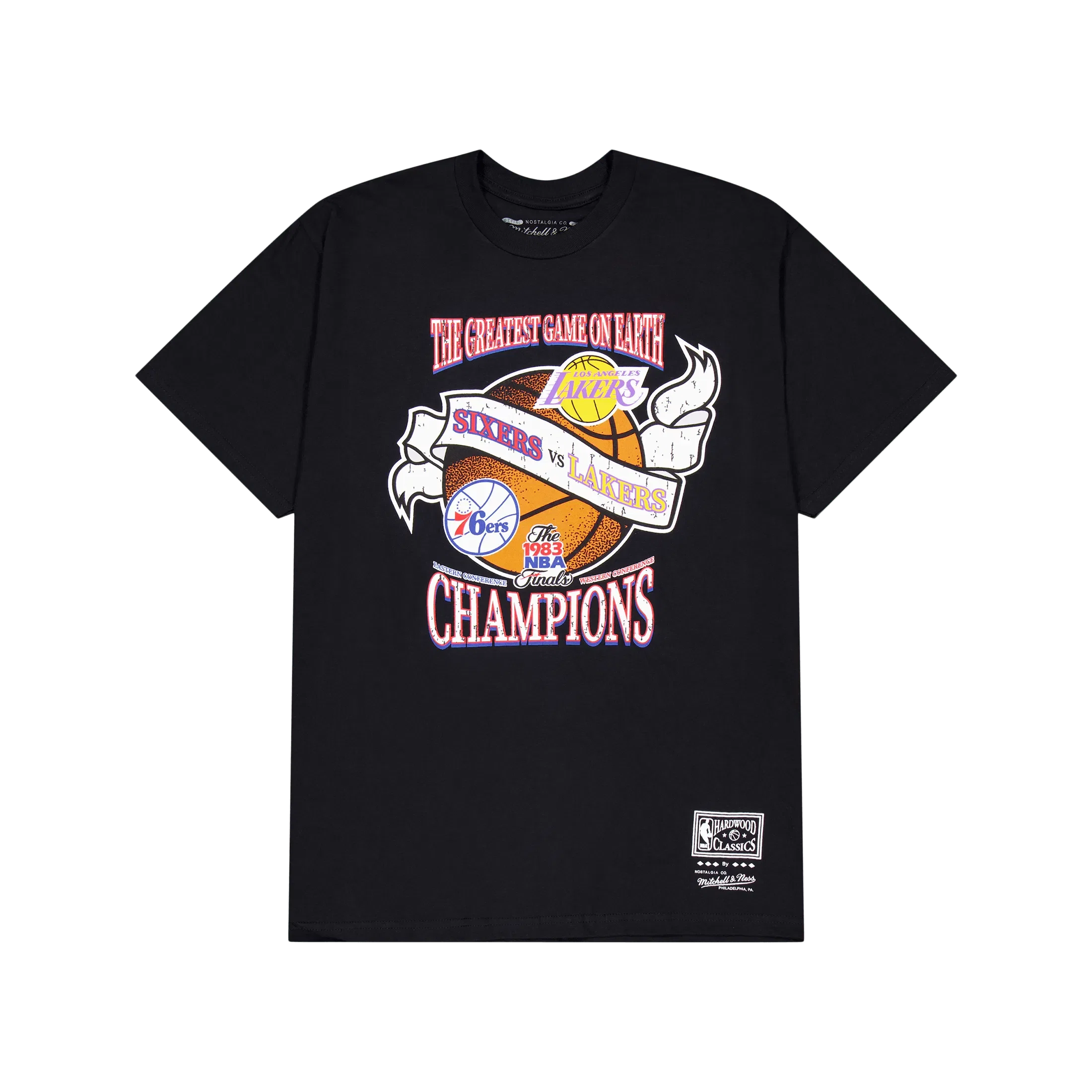 Mitchell & Ness Victory Road Ss Tee Hwc Black