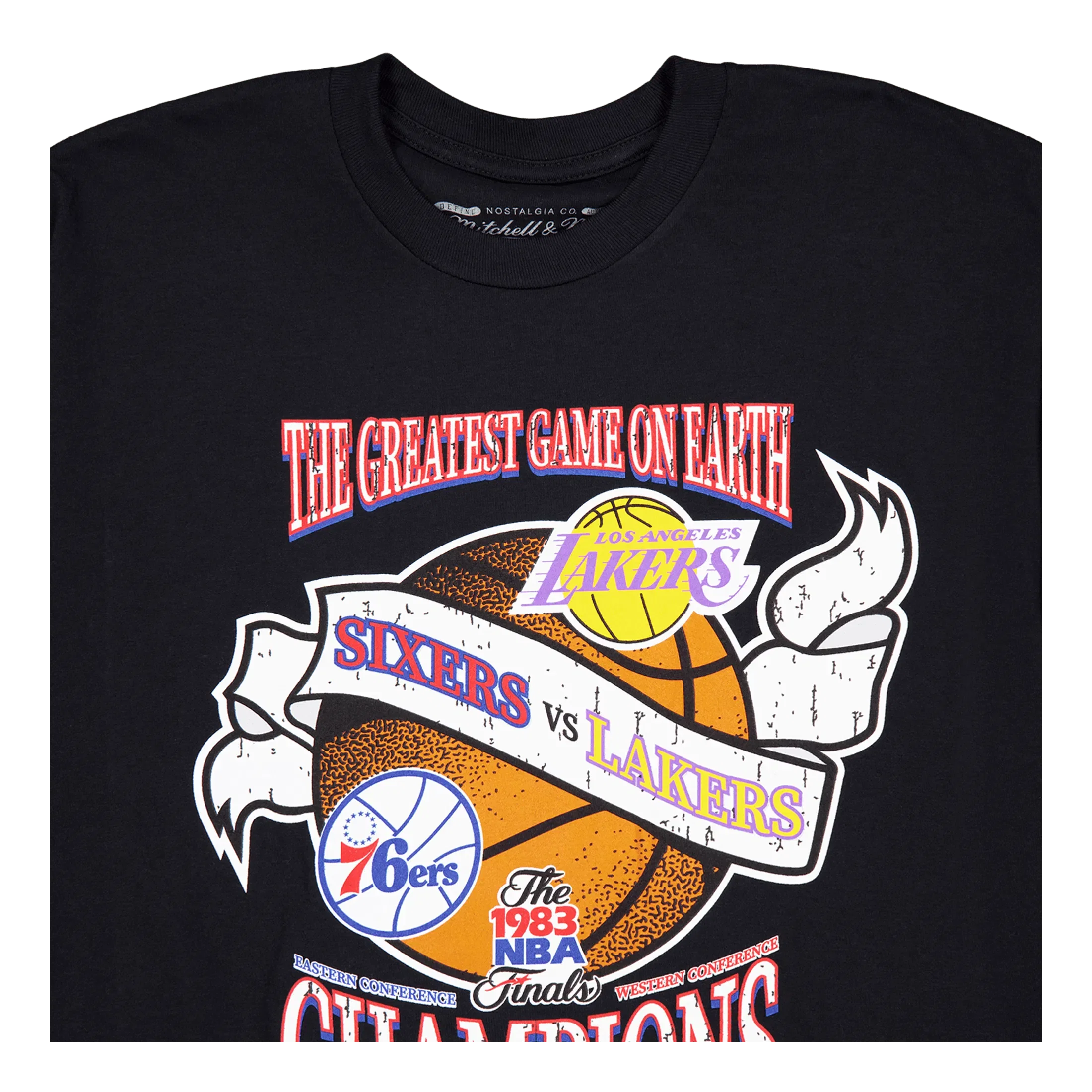 Mitchell & Ness Victory Road Ss Tee Hwc Black