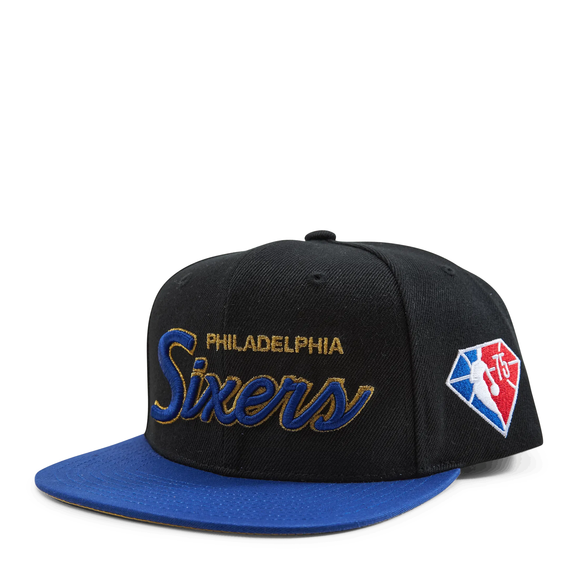 Mitchell & Ness 76ers NBA 75th Gold Snapback