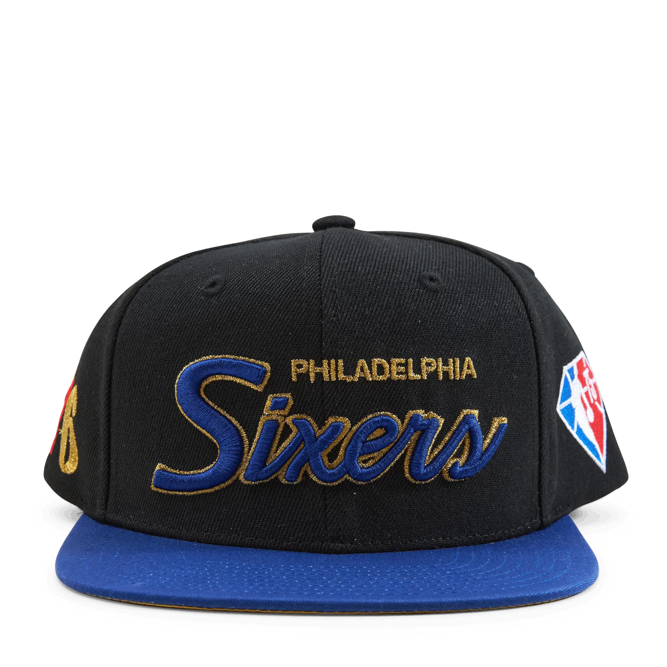 Mitchell & Ness 76ers NBA 75th Gold Snapback
