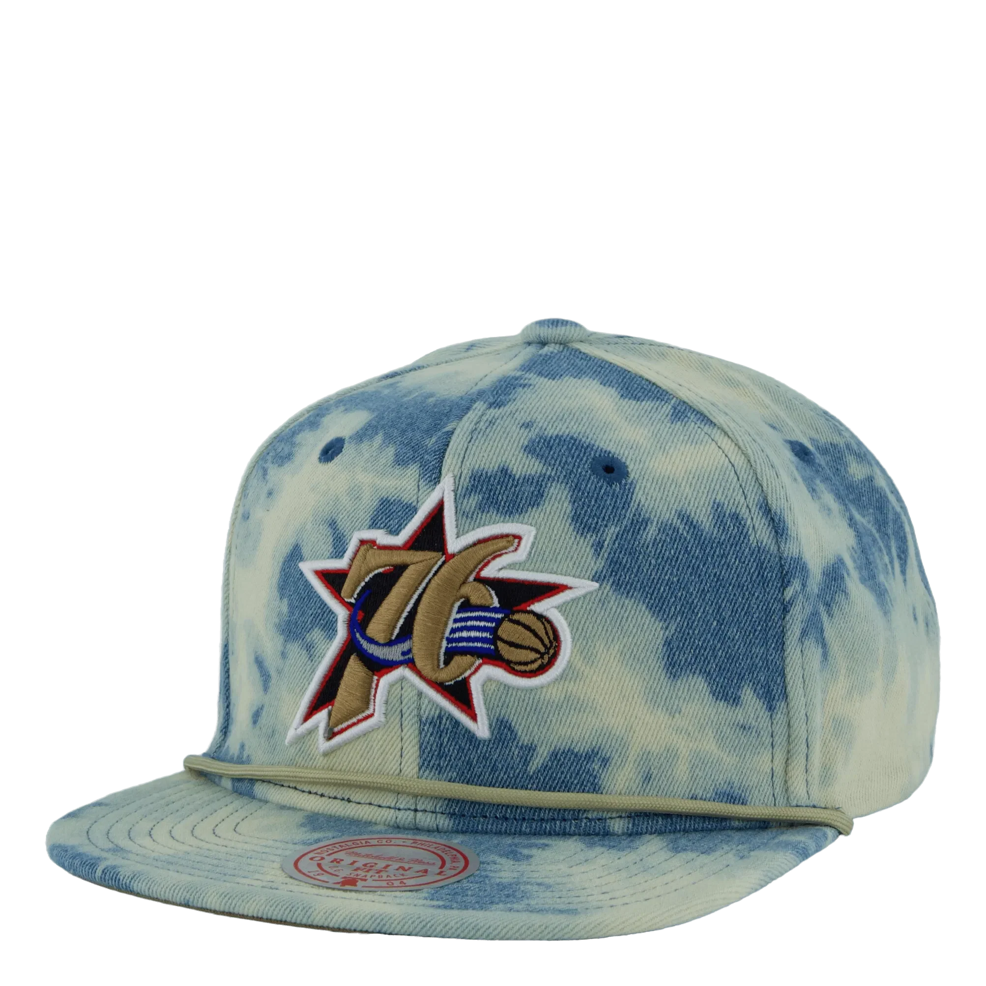 Mitchell & Ness 76ers Acid Wash Snapback HWC