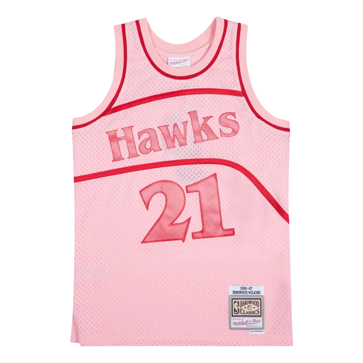 Mitchell & Ness Hawks Space Knit Swingman Jersey - Dominique Wilkins