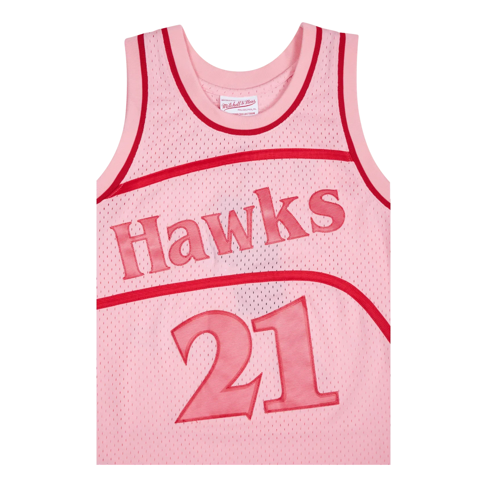 Mitchell & Ness Hawks Space Knit Swingman Jersey - Dominique Wilkins